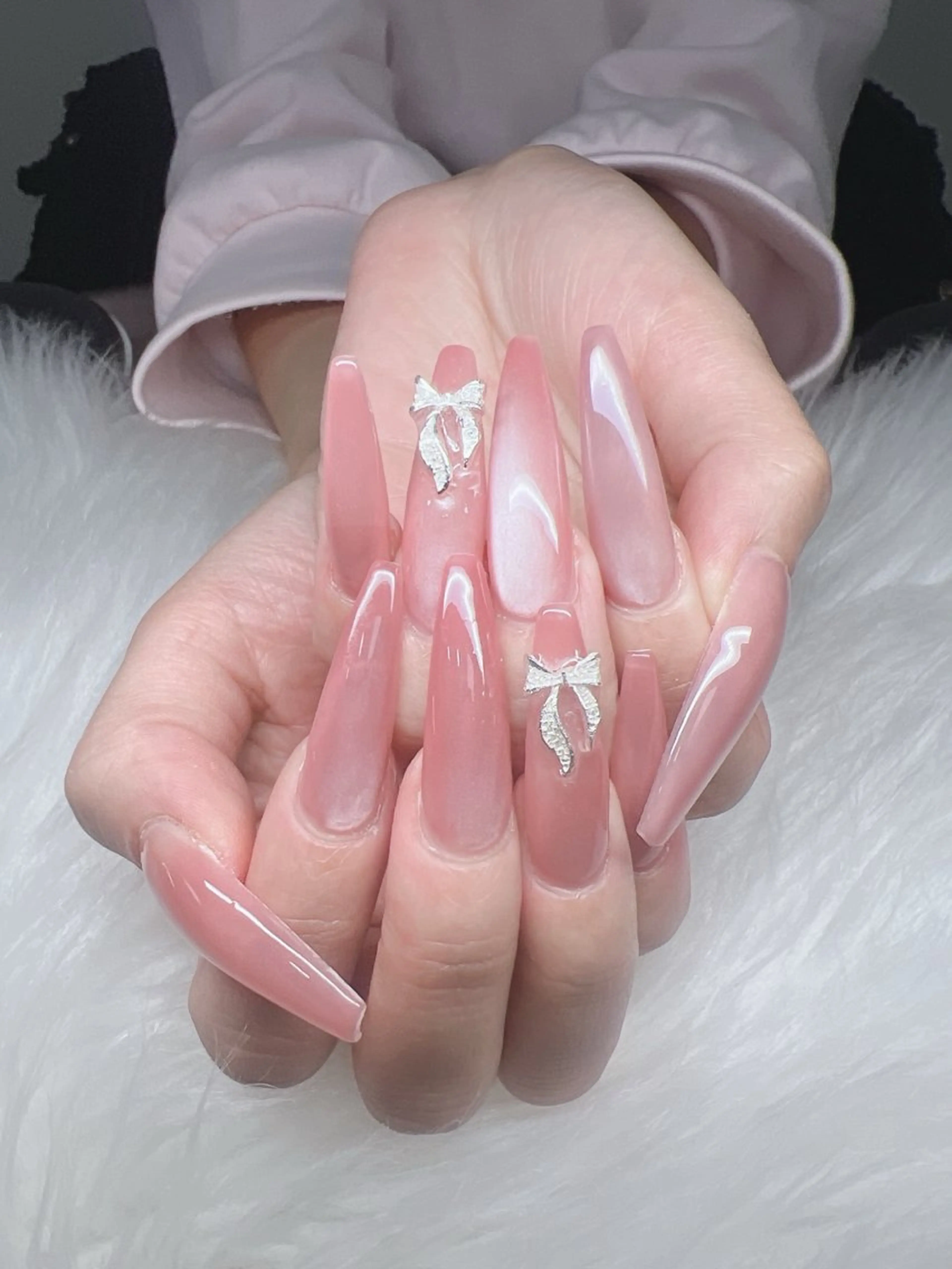ネイル ハンドネイル Lee Nails チップ長さだし専門店のネイルデザイン