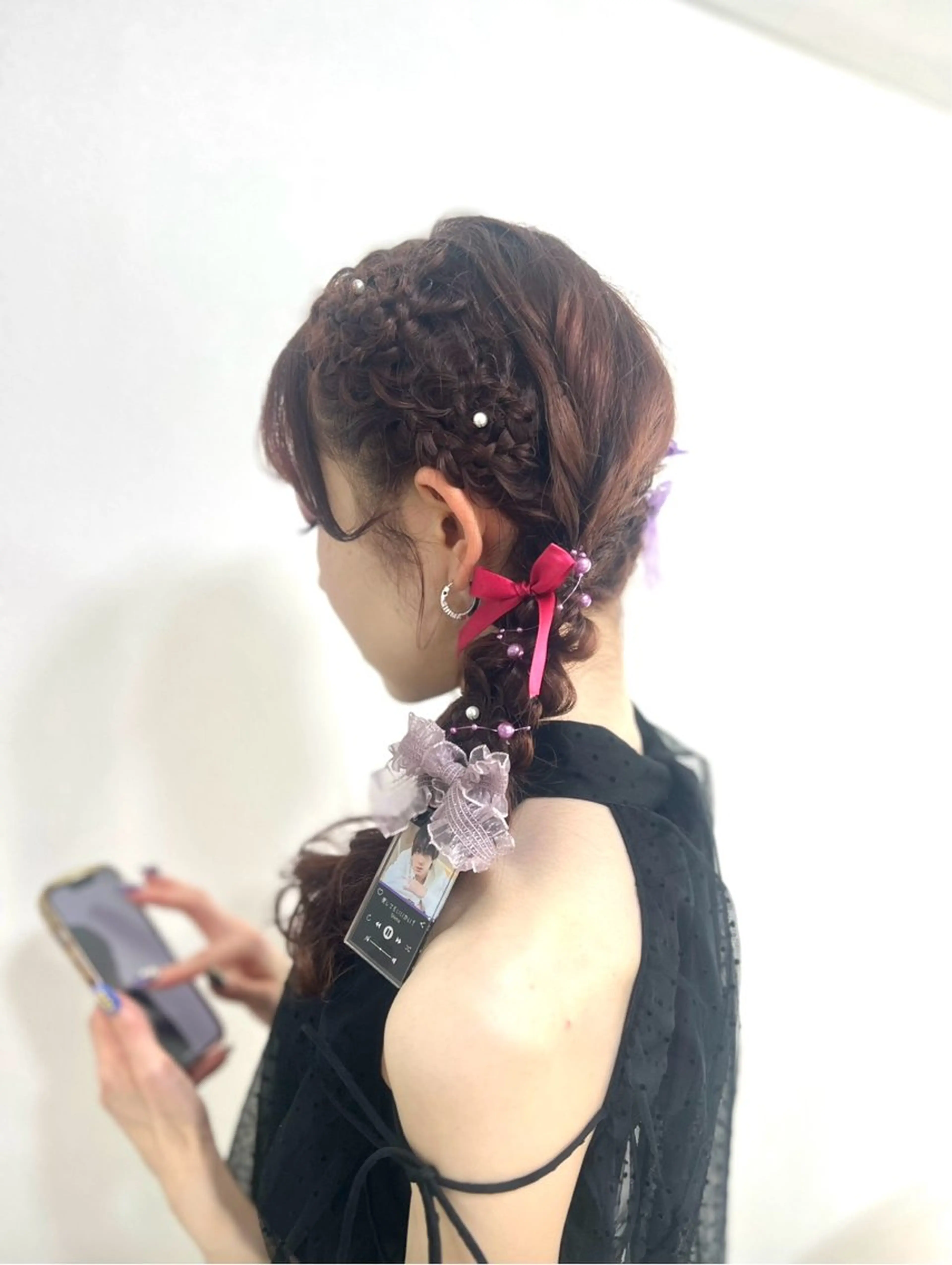 ロング ヘアセット ヘアセット/金山 佐野 妃都美のヘアスタイル