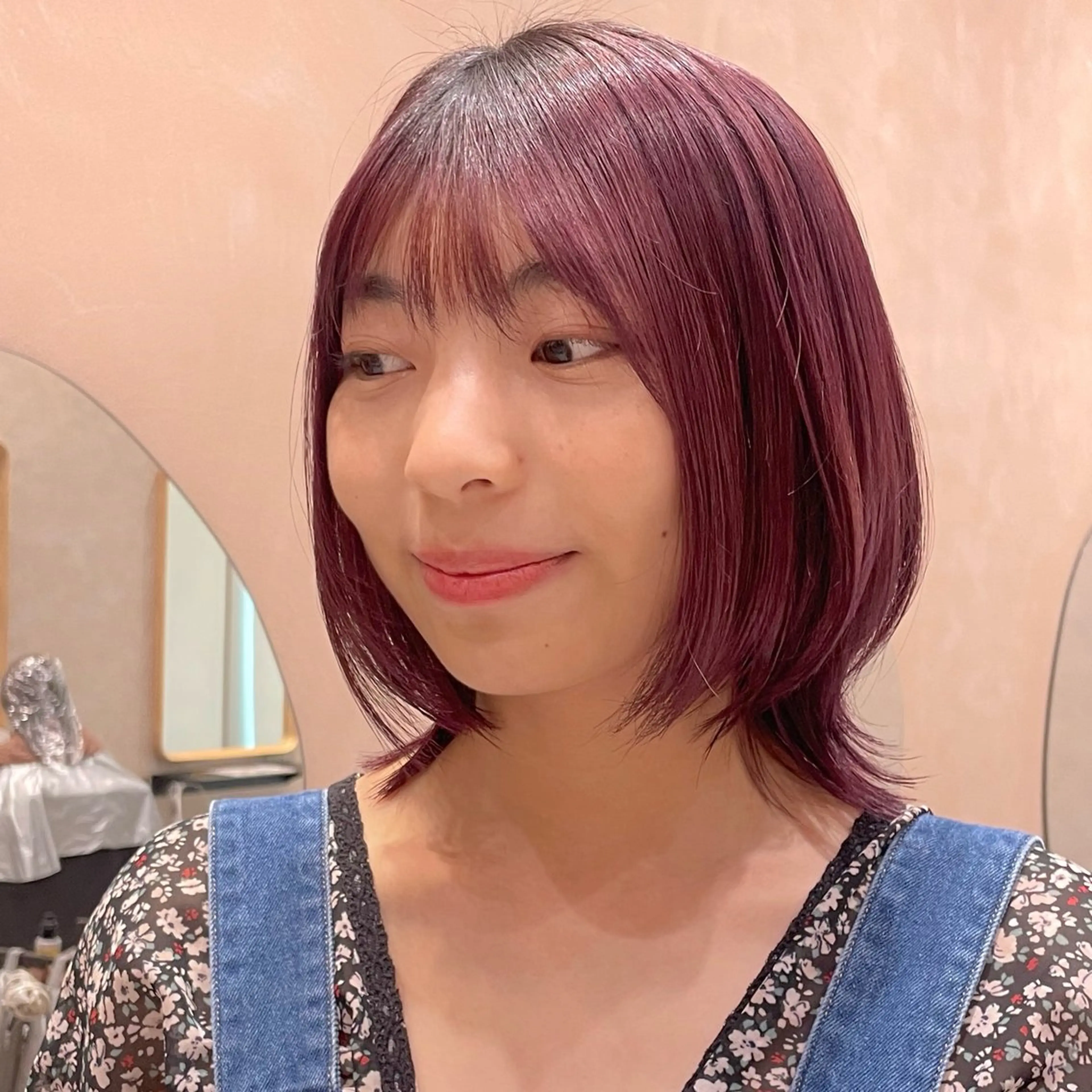 ショート カラー レイヤー/柔らか 透明感カラー/ゆきなのヘアスタイル