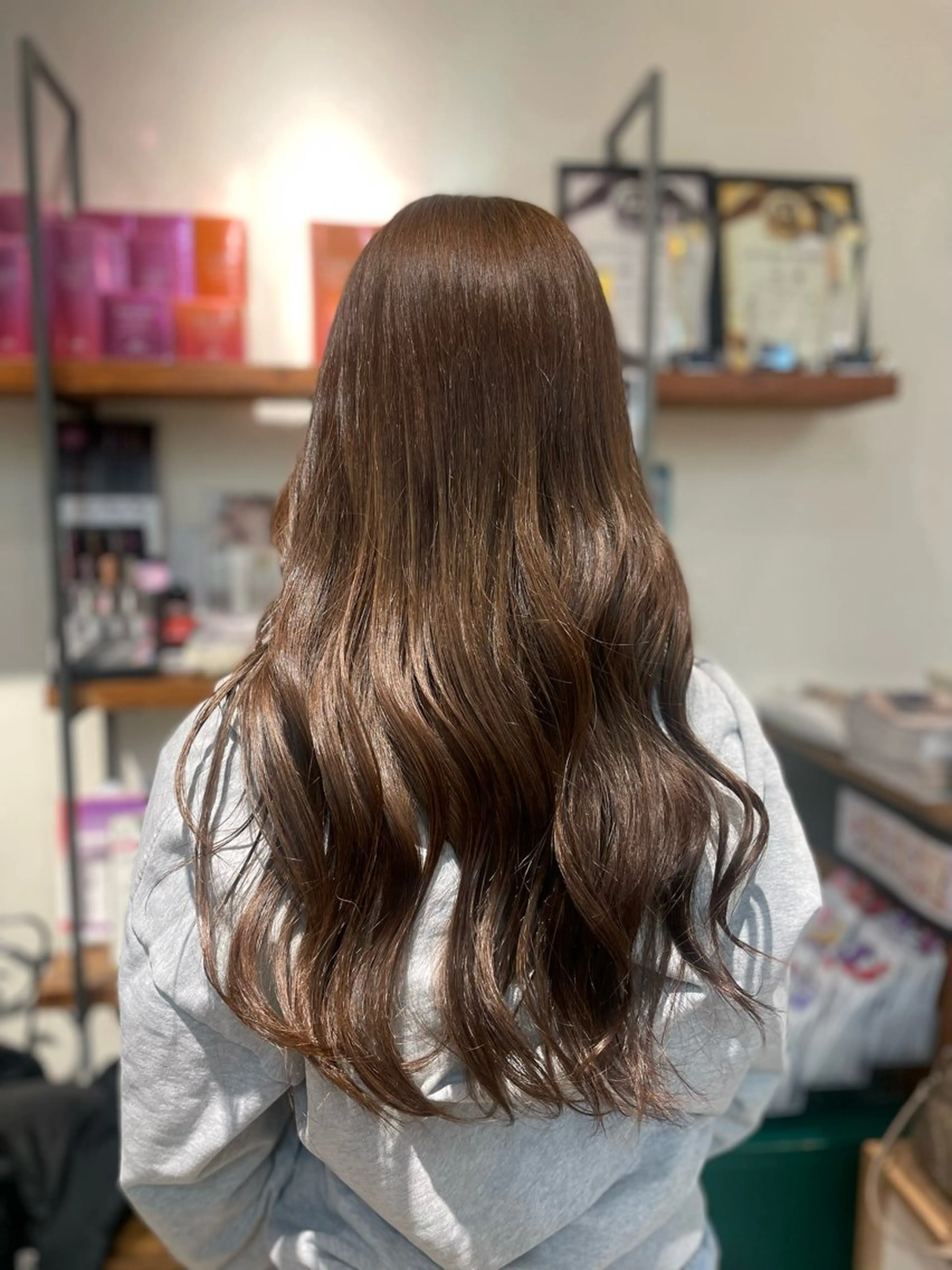 ロング ヘアカラー こいき/赤味消し /艶カラー🎀✨のヘアスタイル