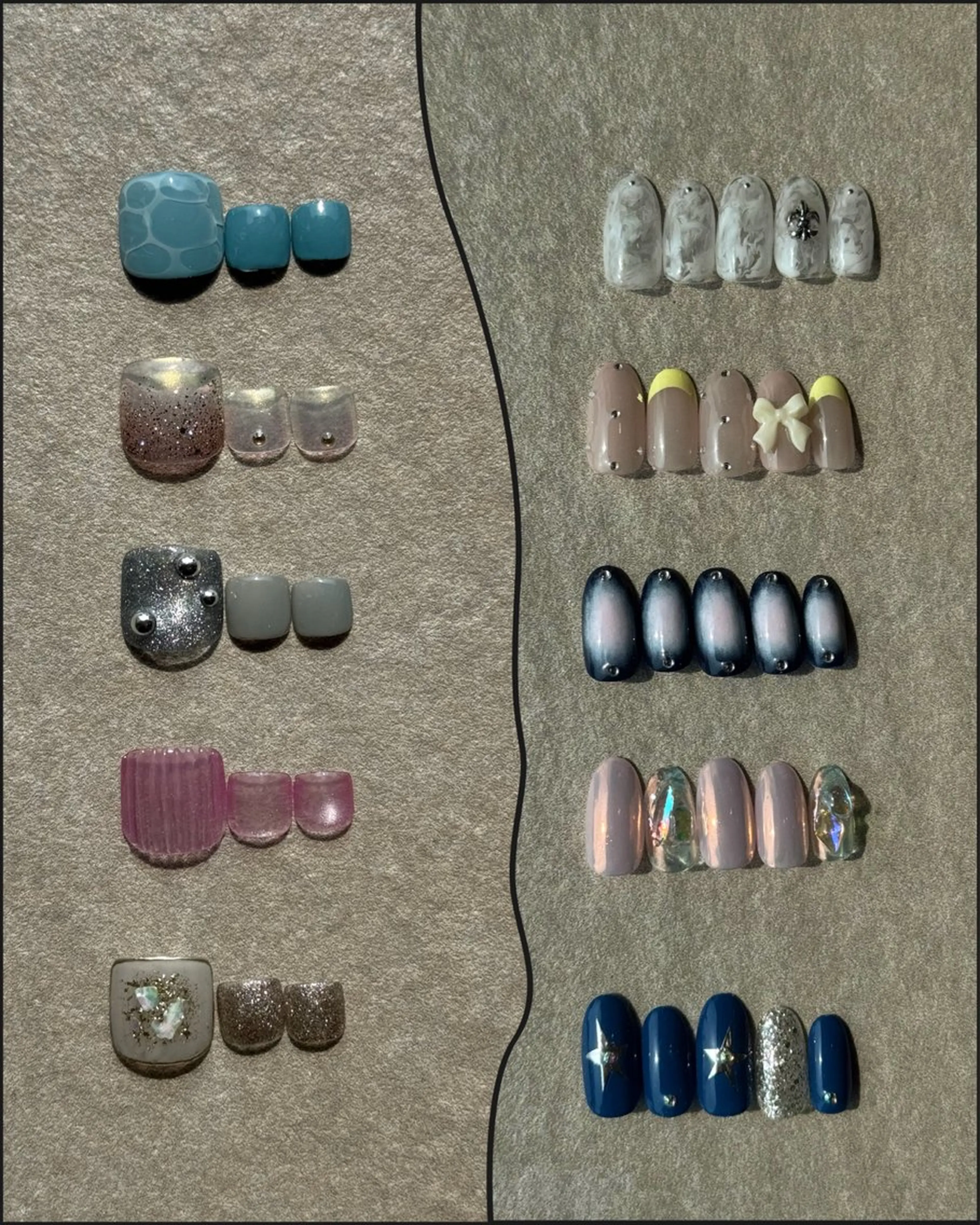 ネイル フットネイル yate' narumiのネイルデザイン