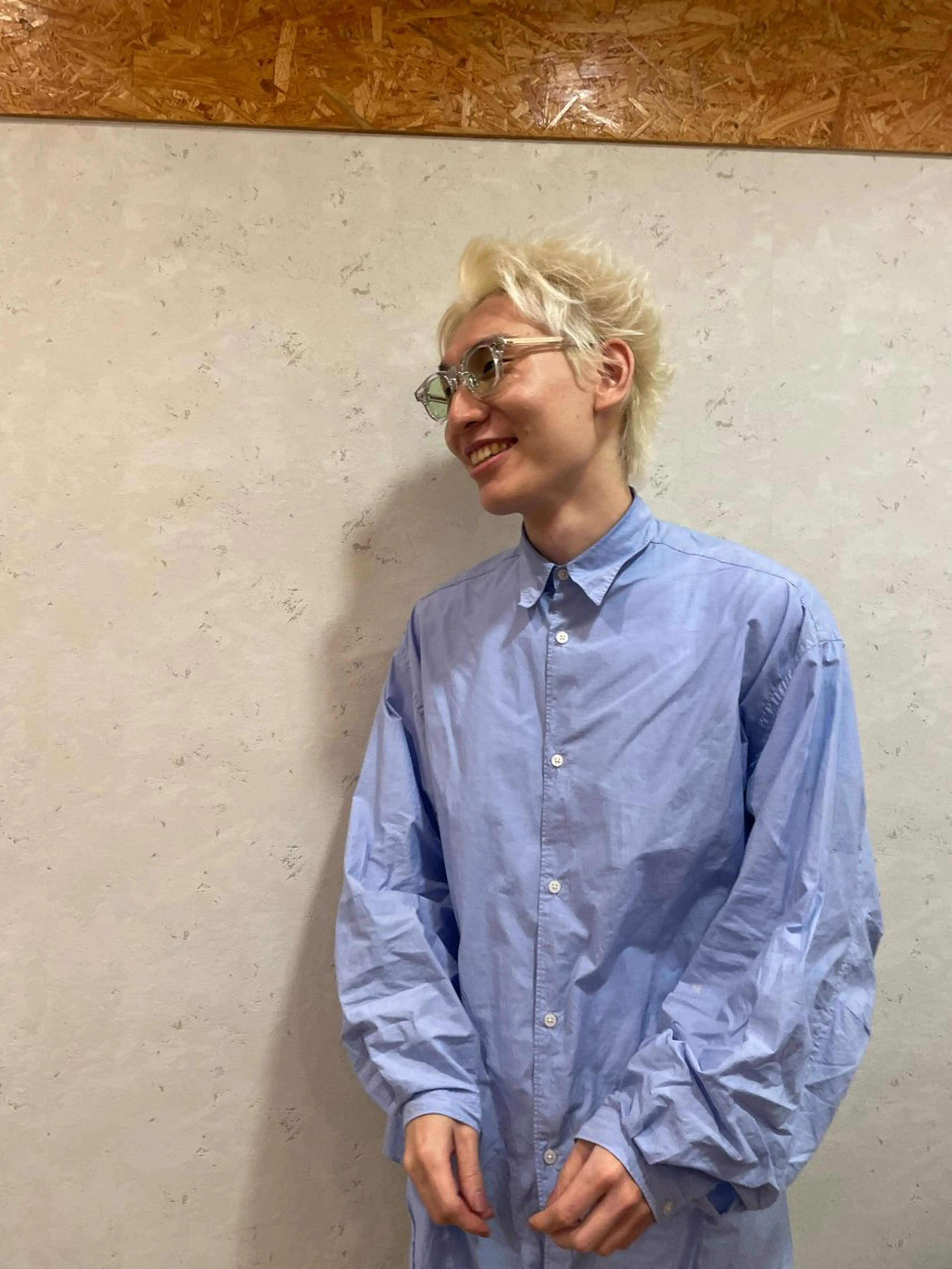 ショート カラー メンズ メンズブリーチ ブリーチ 髪質改善/Bloss om🌷高橋沙衣のヘアスタイル