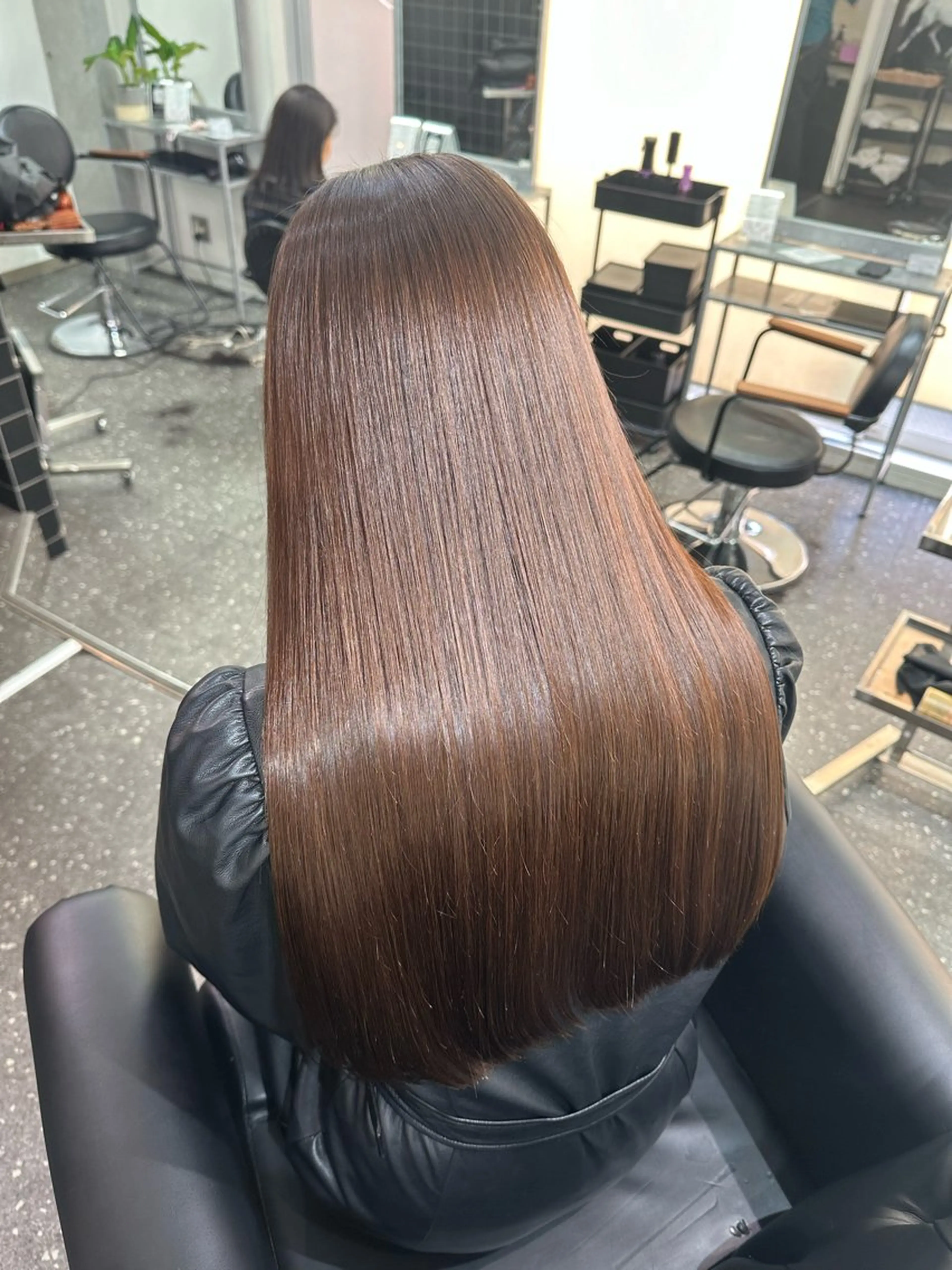 ロング パーマ カット 縮毛矯正 トリートメント 髪質改善⭐️縮毛矯正 中野⭐️Rinaのヘアスタイル