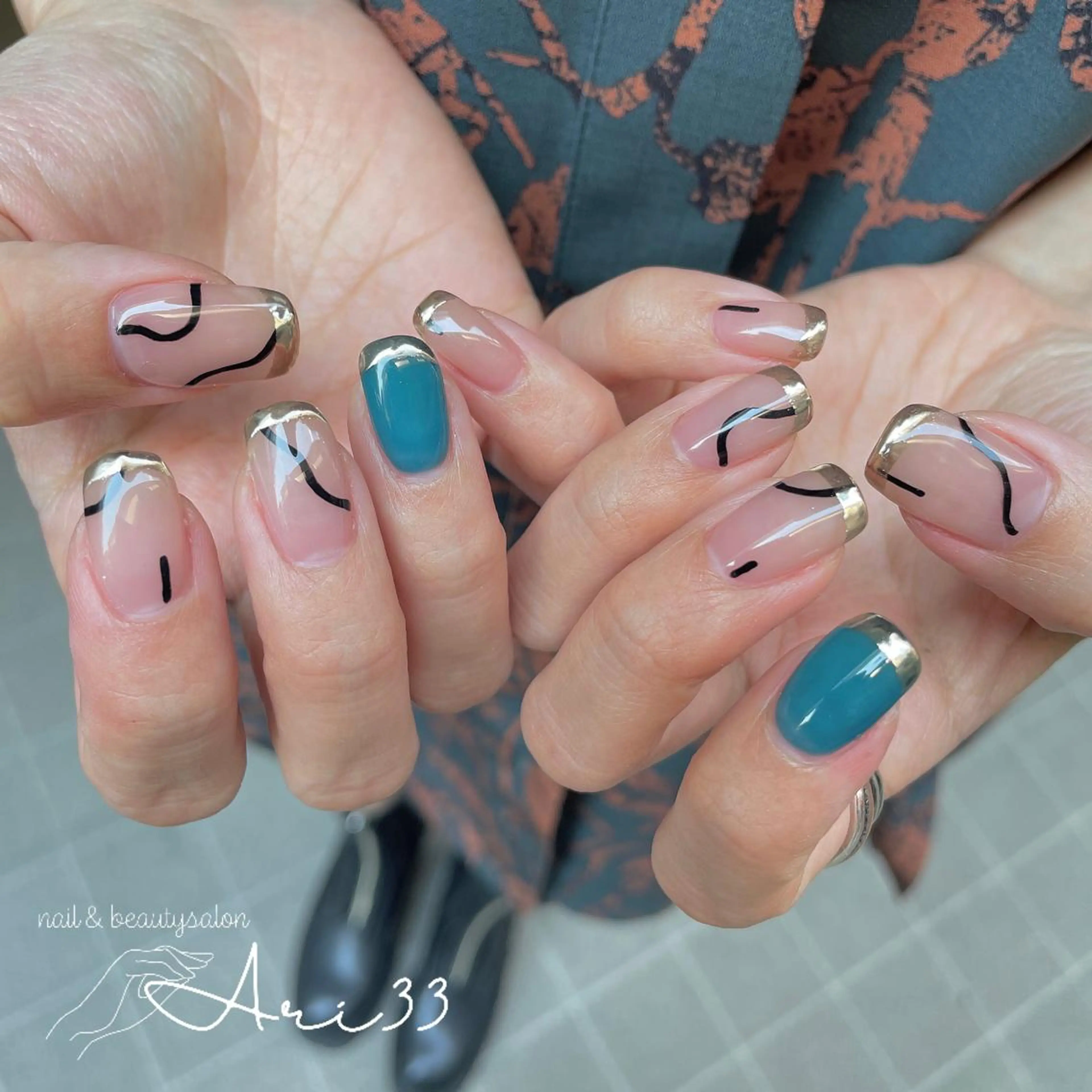 ネイル ハンドネイル プライベートサロン Ari33nailのネイルデザイン