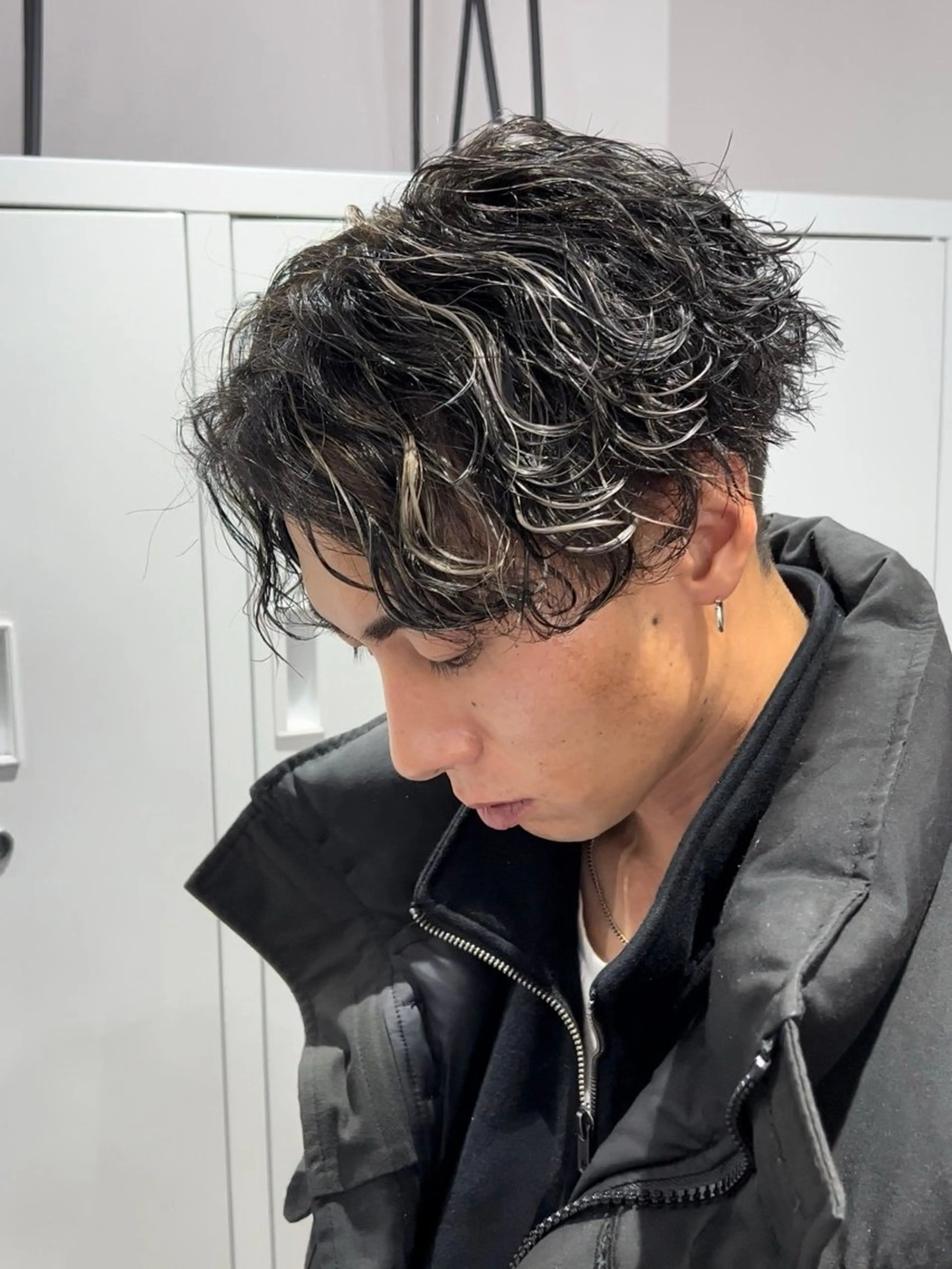 カラー パーマ メンズ カット ヘアカラー メンズパーマ/長岡 坂口祥貴/店長のヘアスタイル