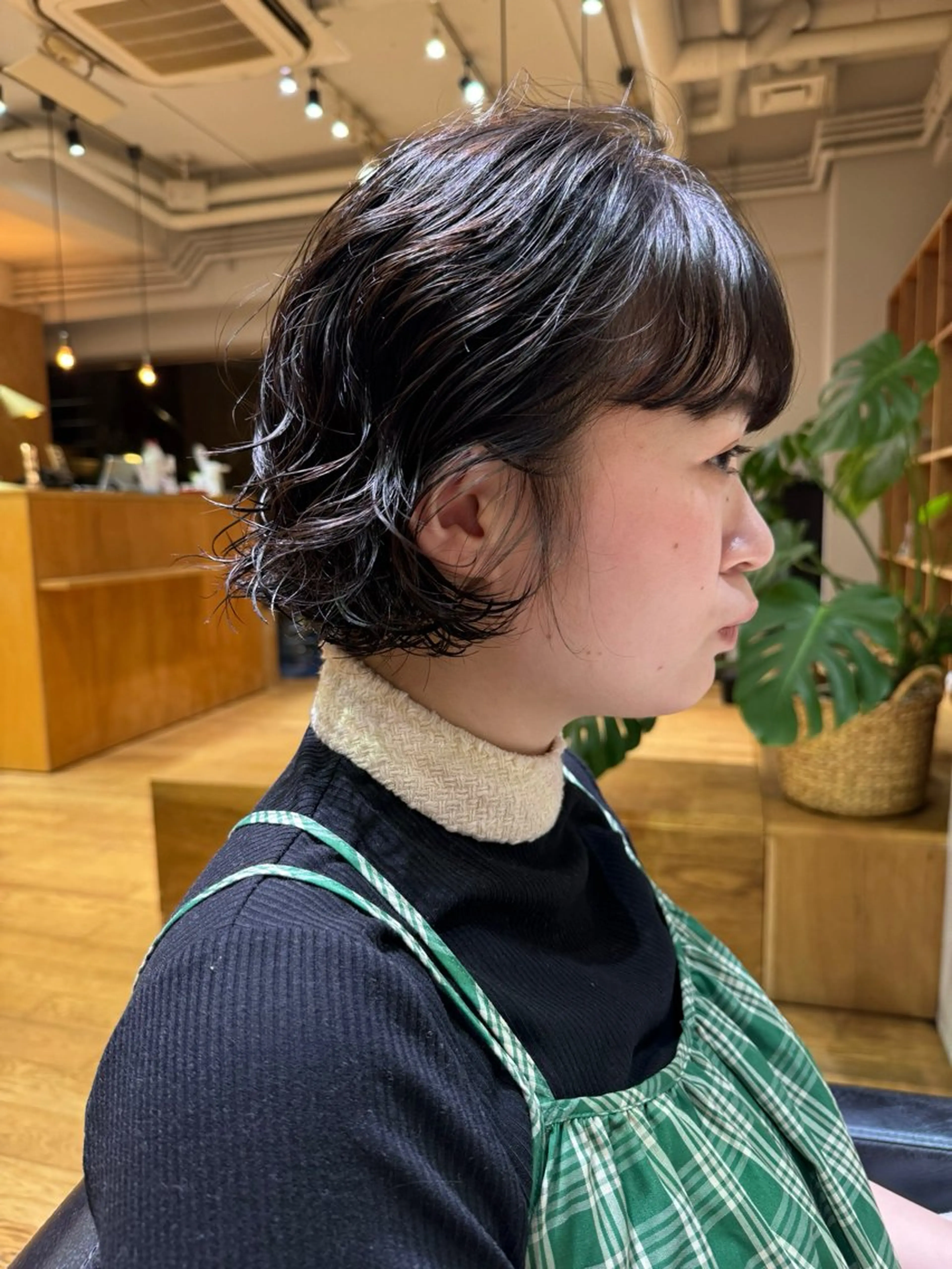 ショート パーマ カット パーマ トリートメント ボブ/ショート 吉田竣のヘアスタイル