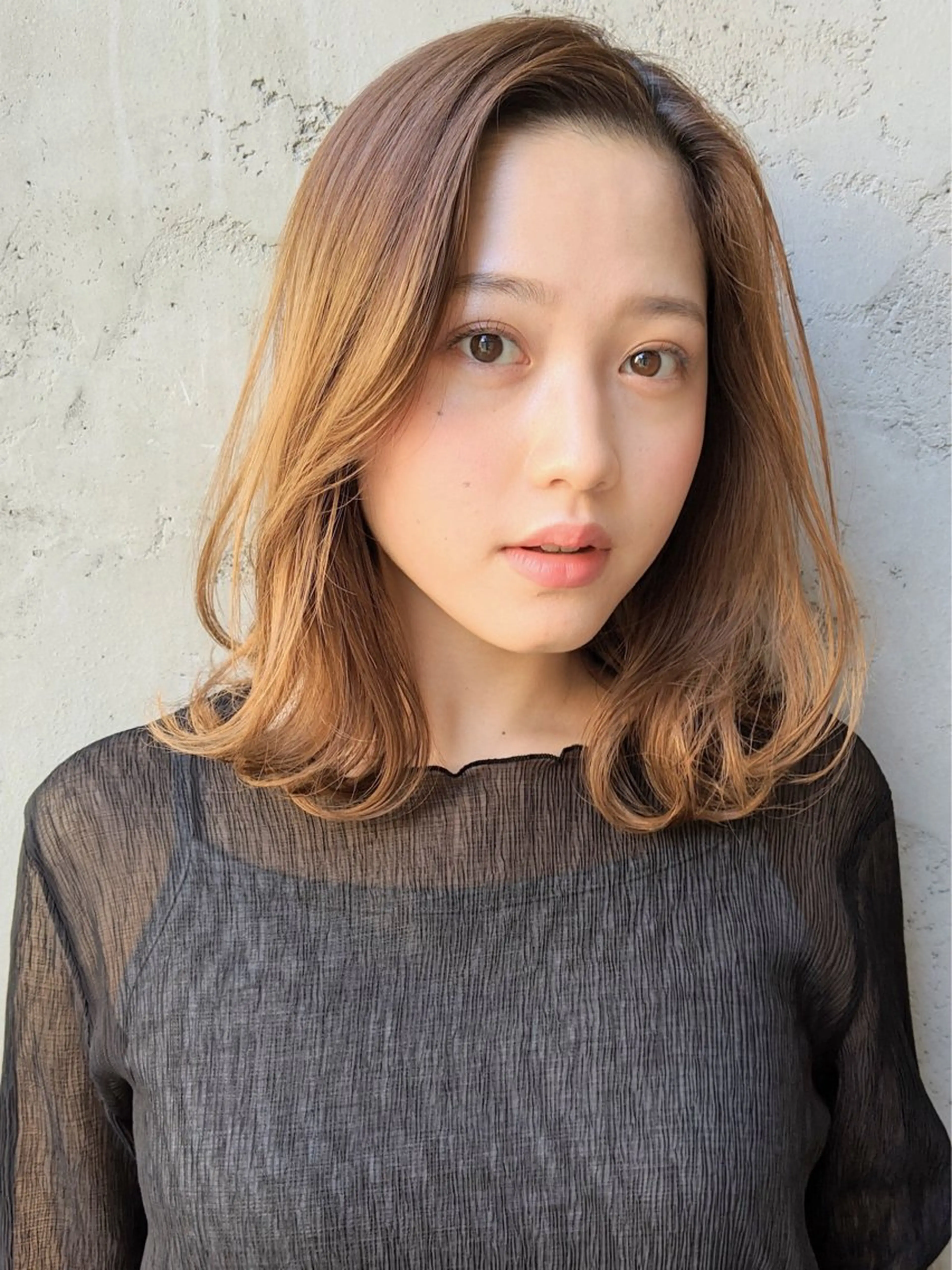 ミディアム 木村 賢人のヘアスタイル