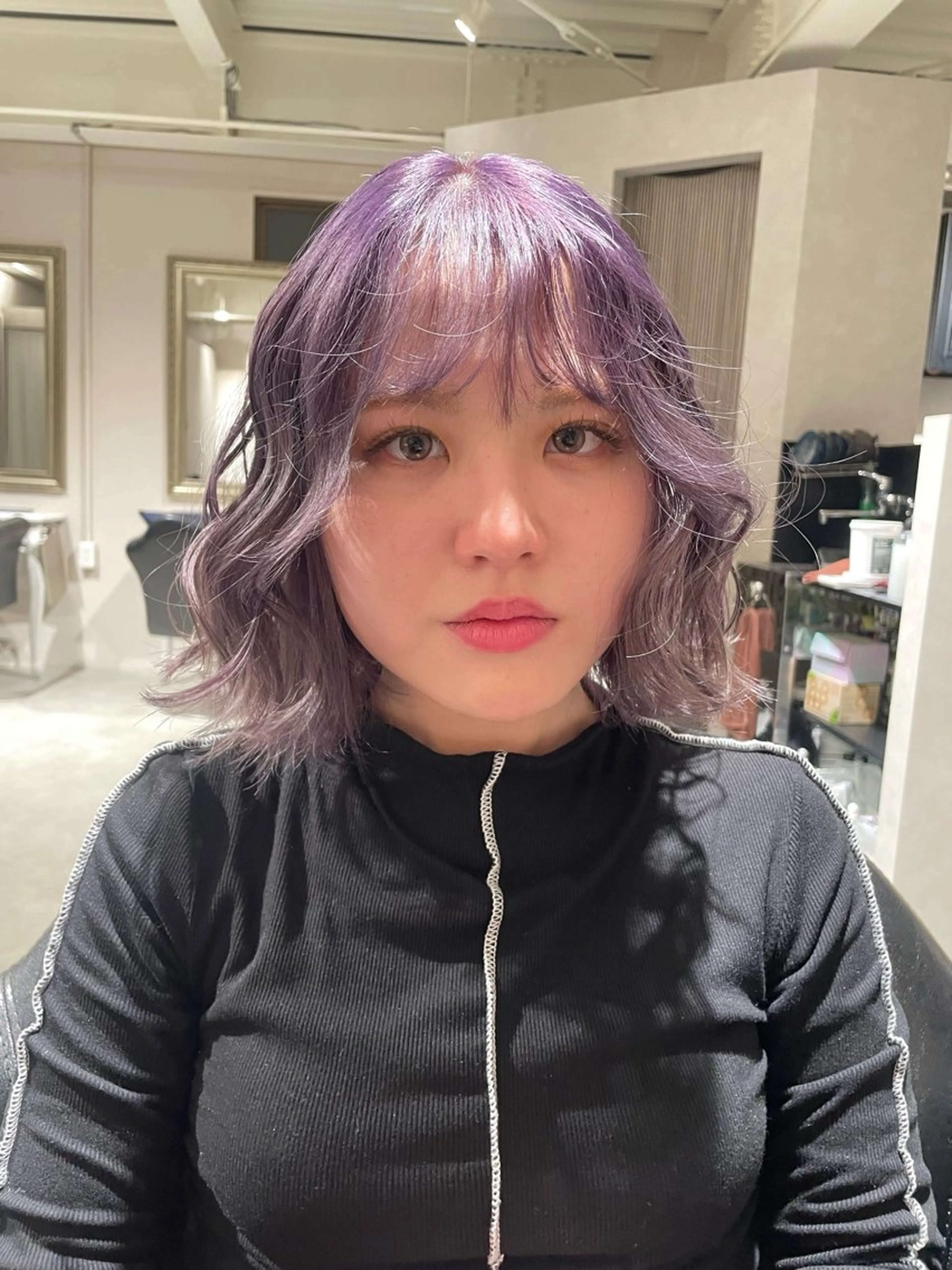 カラー バレイヤージュモデル 募集👒ヨンスクのヘアスタイル