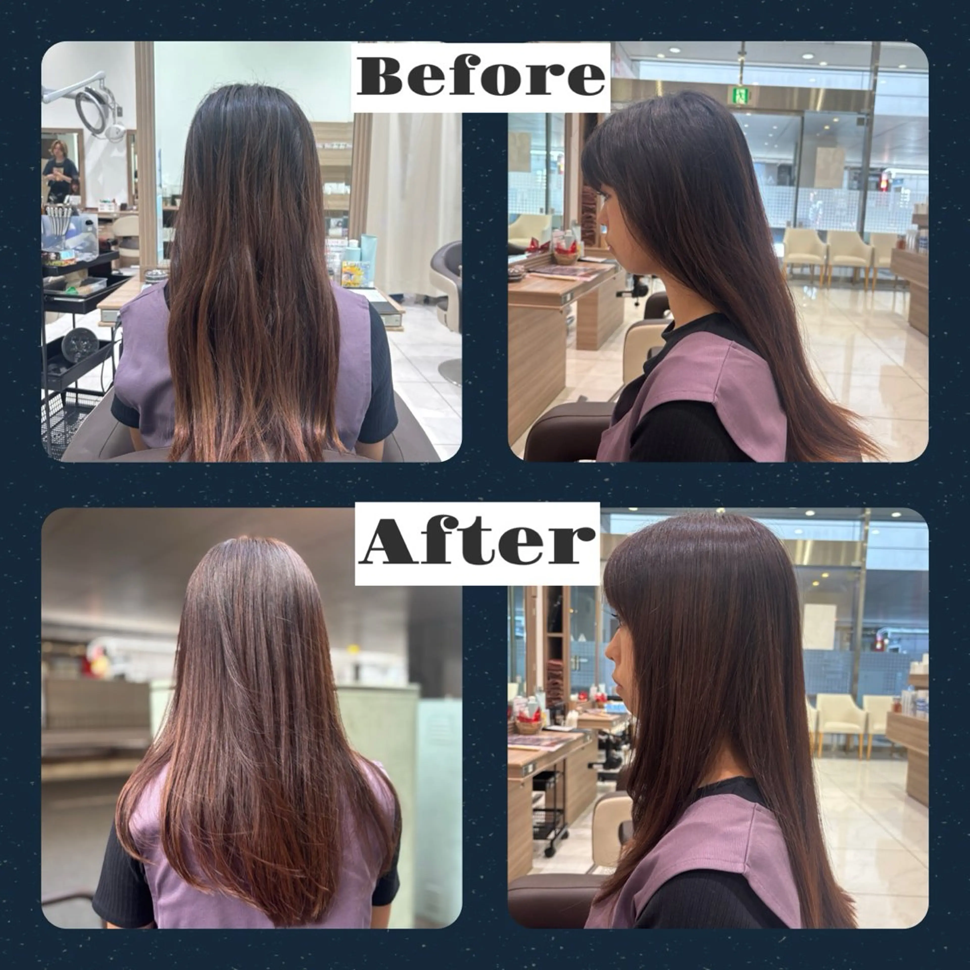 ロング カラー カット ヘアカラー 鈴木かのん/縮毛矯正 /ミニモ限定クーポンのヘアスタイル