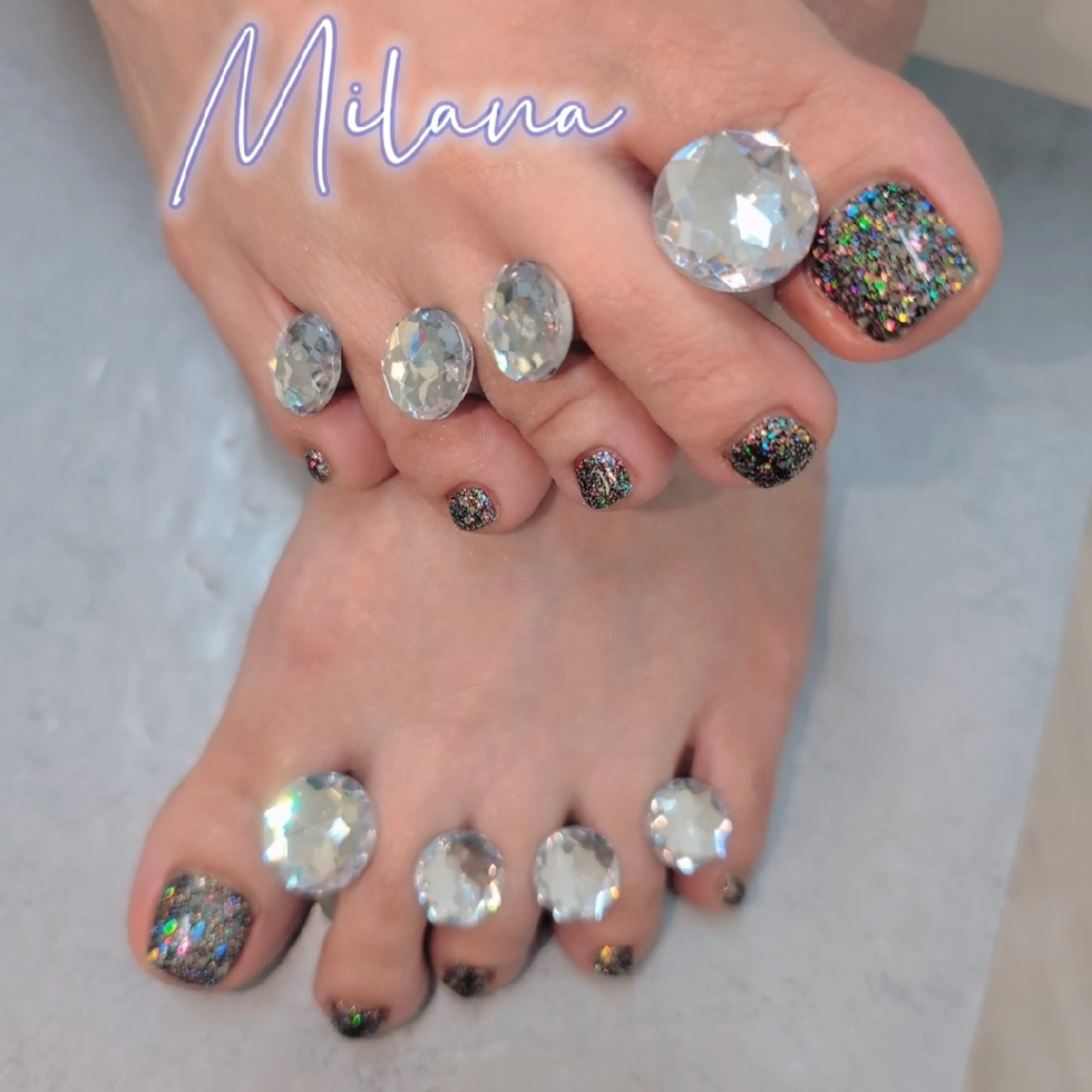 ネイル フットネイル ワンカラーネイル フットネイル Milana 川瀬のネイルデザイン