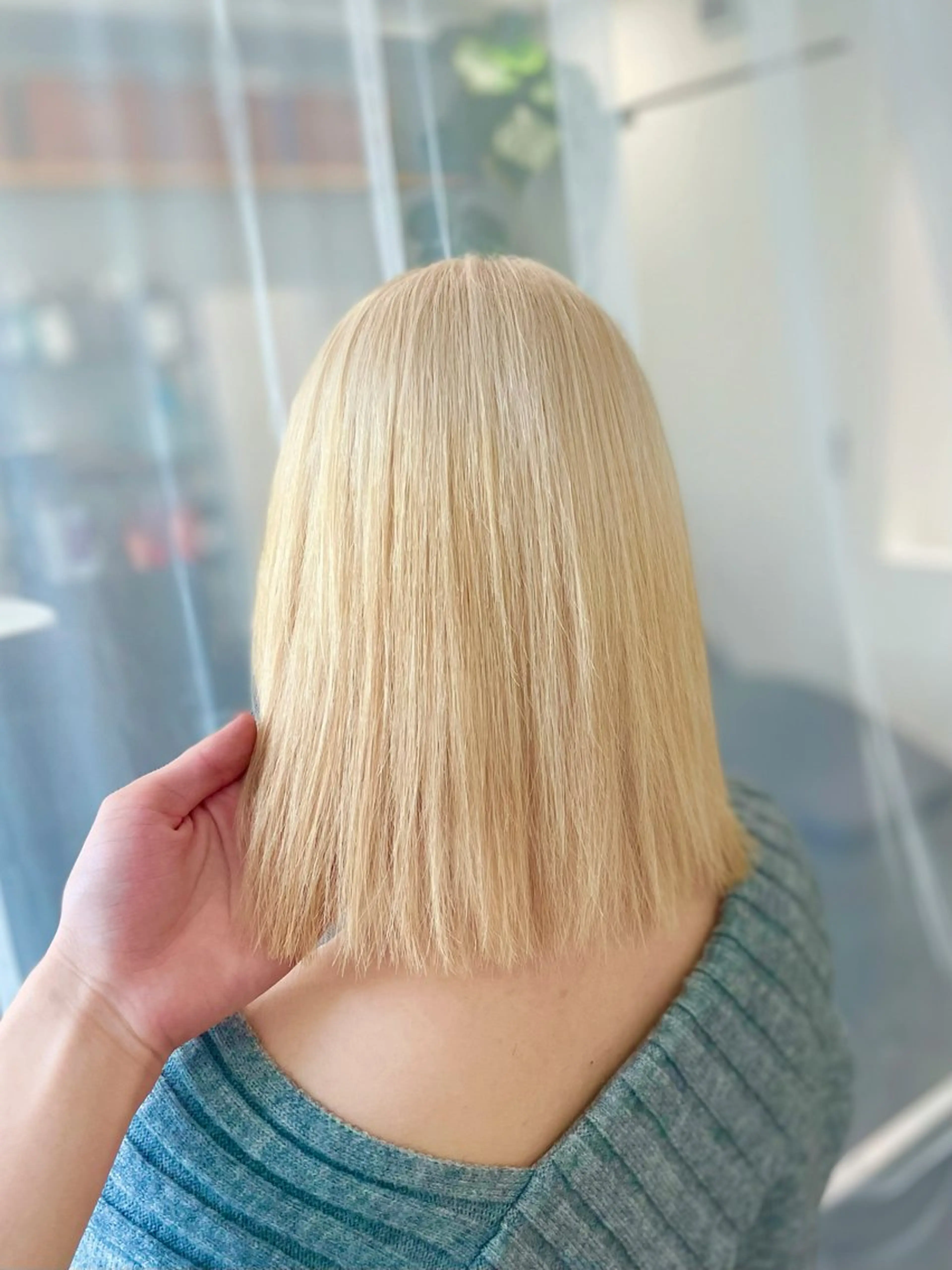 ミディアム カラー ヘアカラー トリートメント GaKu/ハイトーン /ブリーチ/レイヤーのヘアスタイル