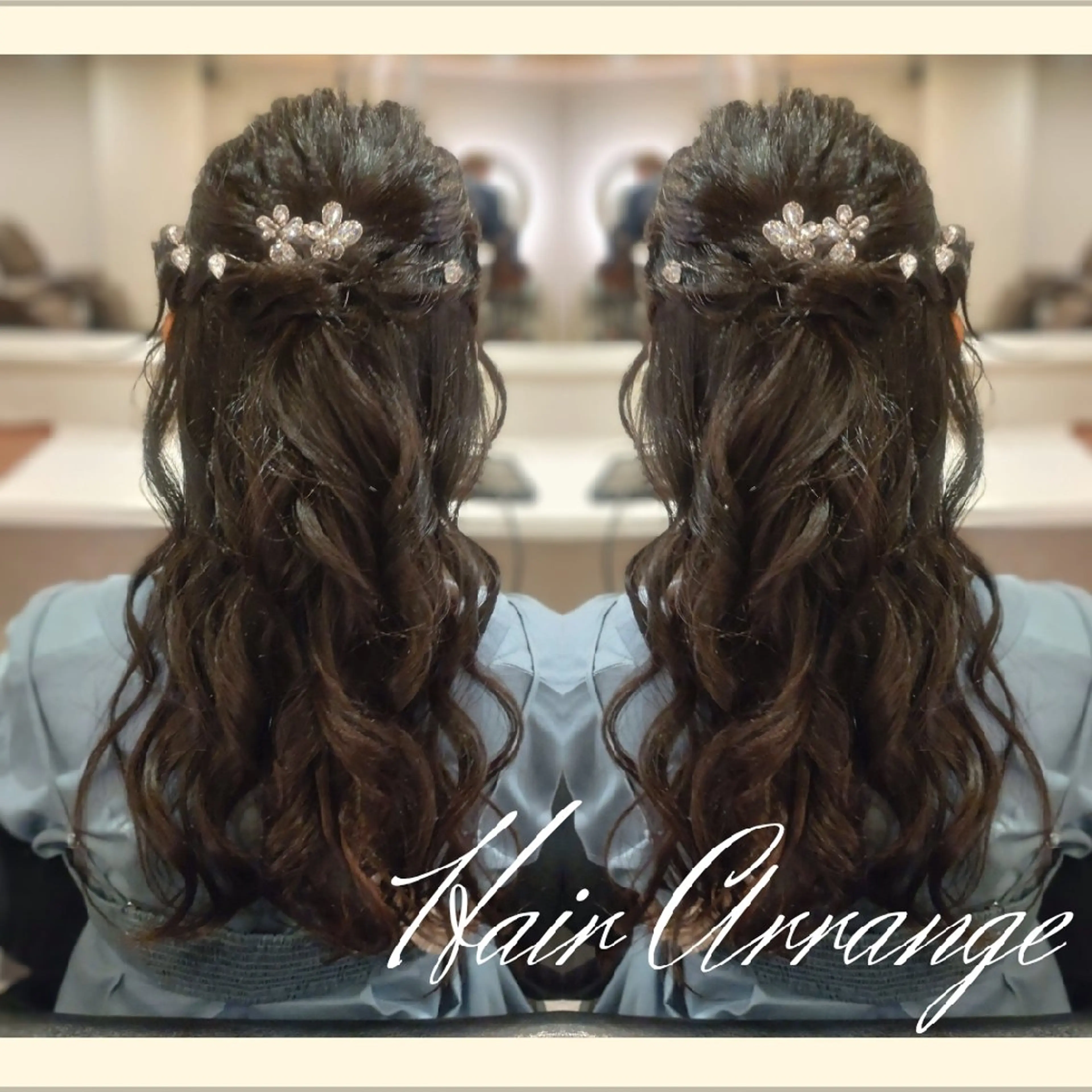 ロング ヘアアレンジ ヘアセット GR 髪質改善トリートメント×ヘッドスパ【ジーアール】所属・🌺中村🌺毎日楽し くなる髪をご提案✨のヘアスタイル