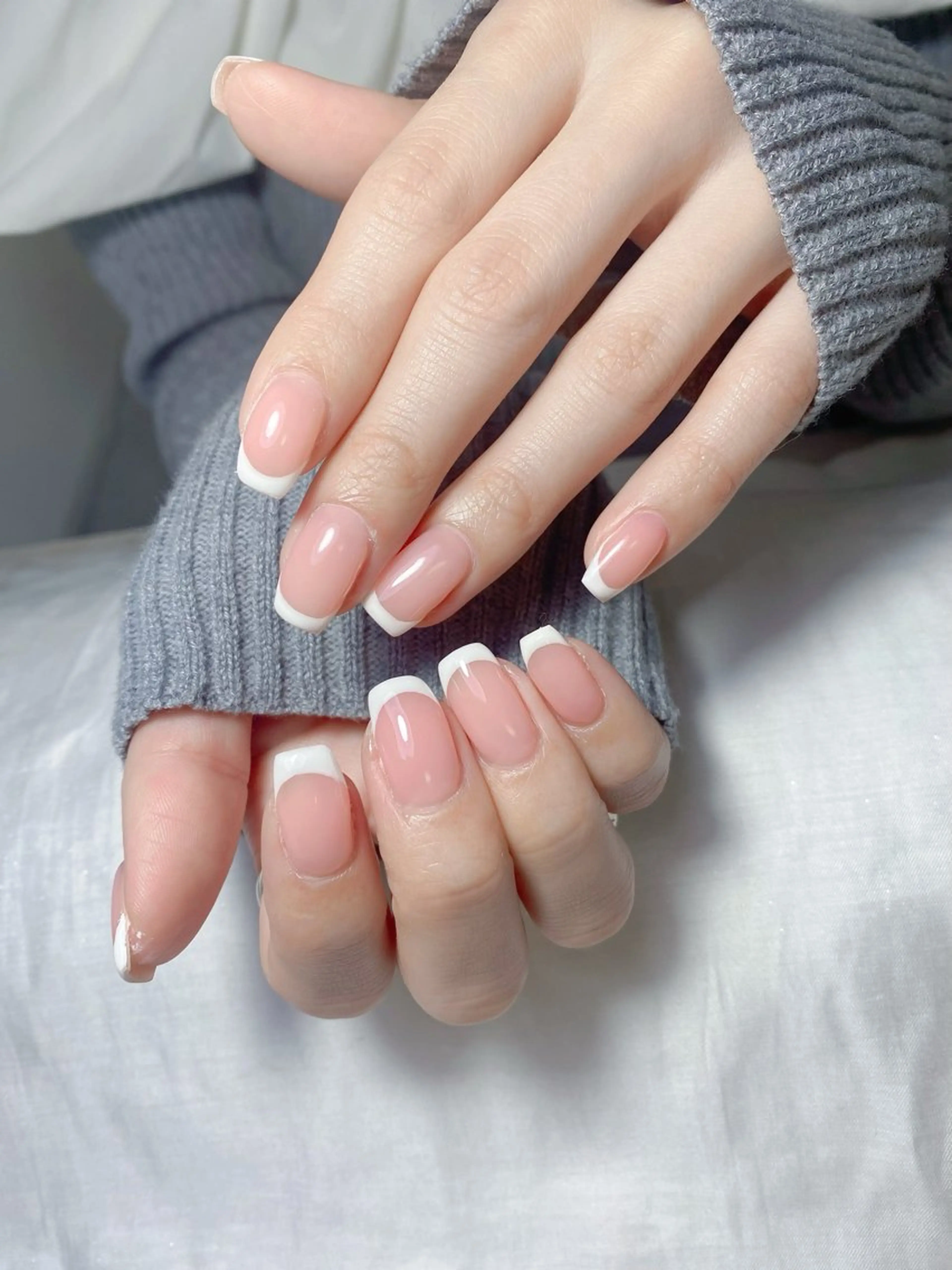 ネイル アートネイル フレンチネイル ジェルネイル グラデーション 韓国ネイル Nail Salon kihi大塚店のネイルデザイン