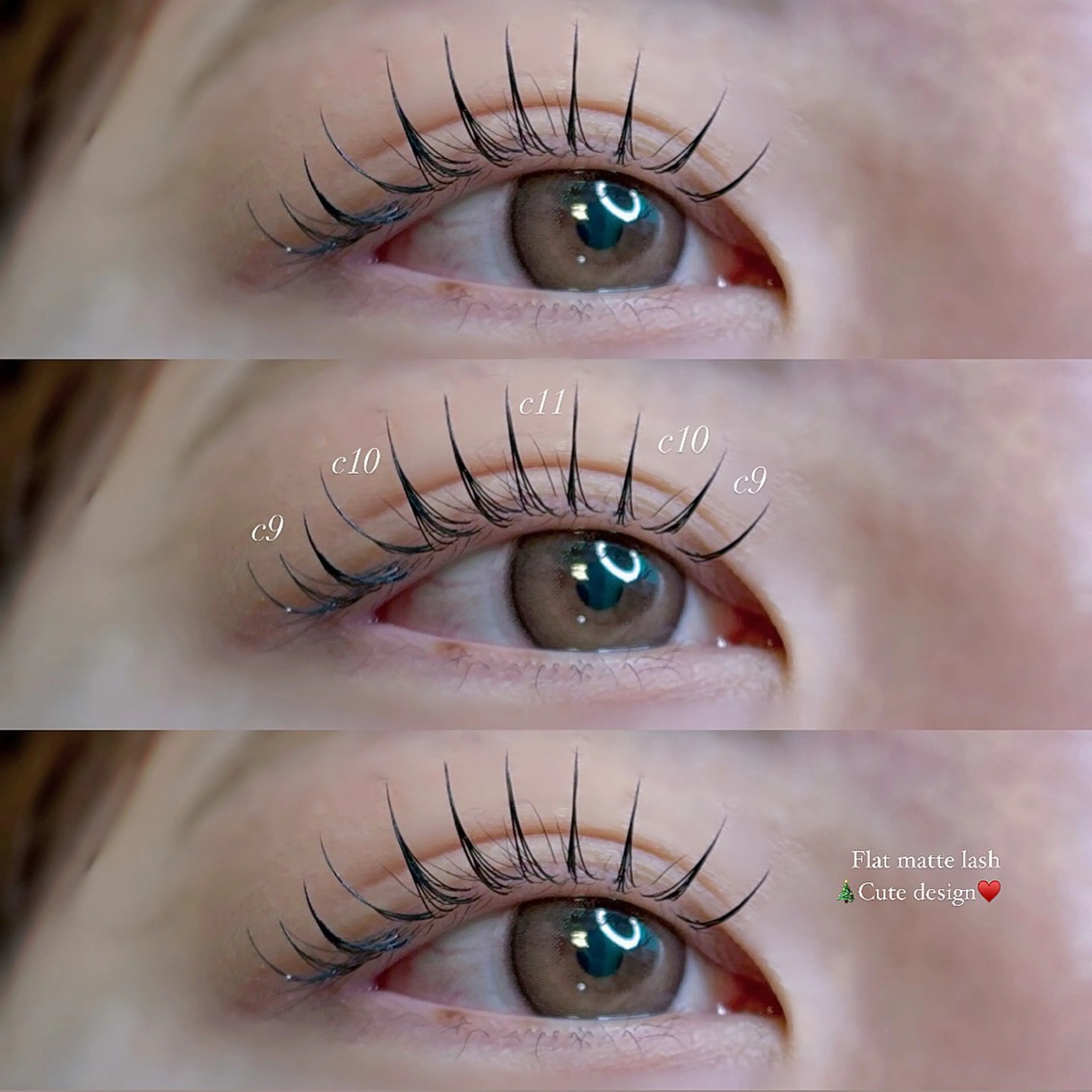 マツエク・マツパ キュート 韓国風束感まつ毛♡ 住道/Reina🎀のマツエク・マツパデザイン