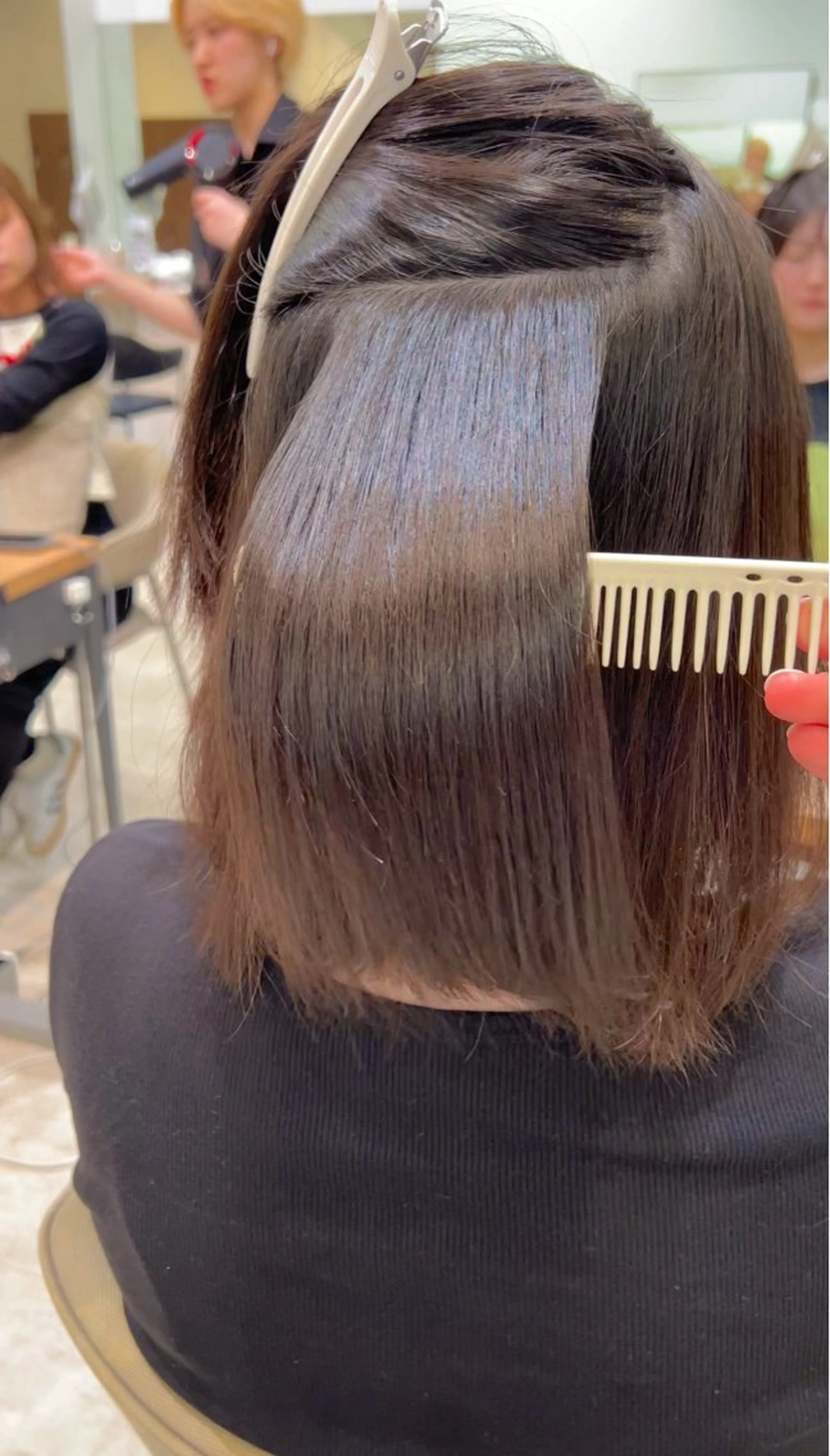 ミディアム カラー パーマ ⭐️似合わせボブ ⭐️かえでのヘアスタイル