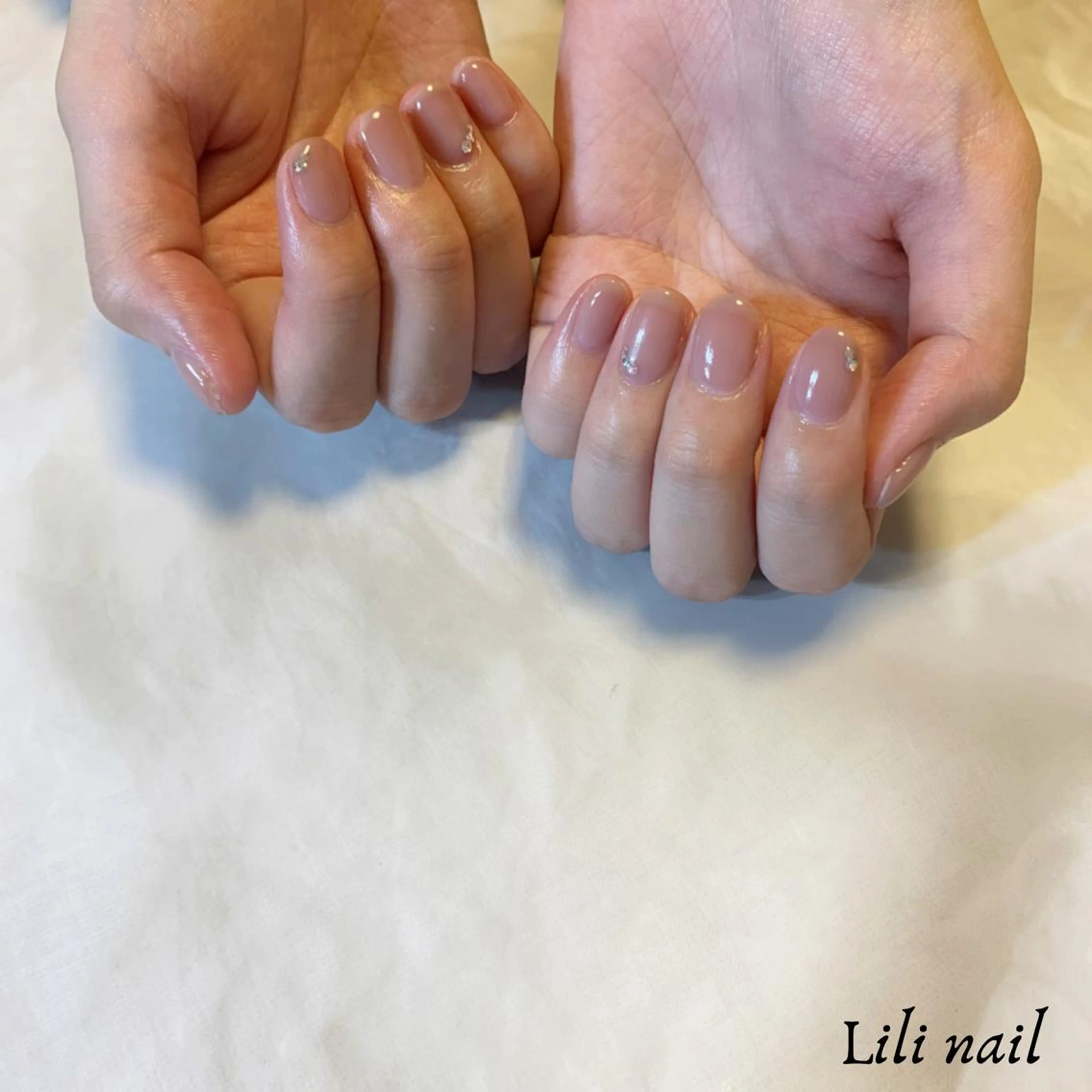 ショート ネイル ジェルネイル ハンドネイル Lilibeauty salonのネイルデザイン