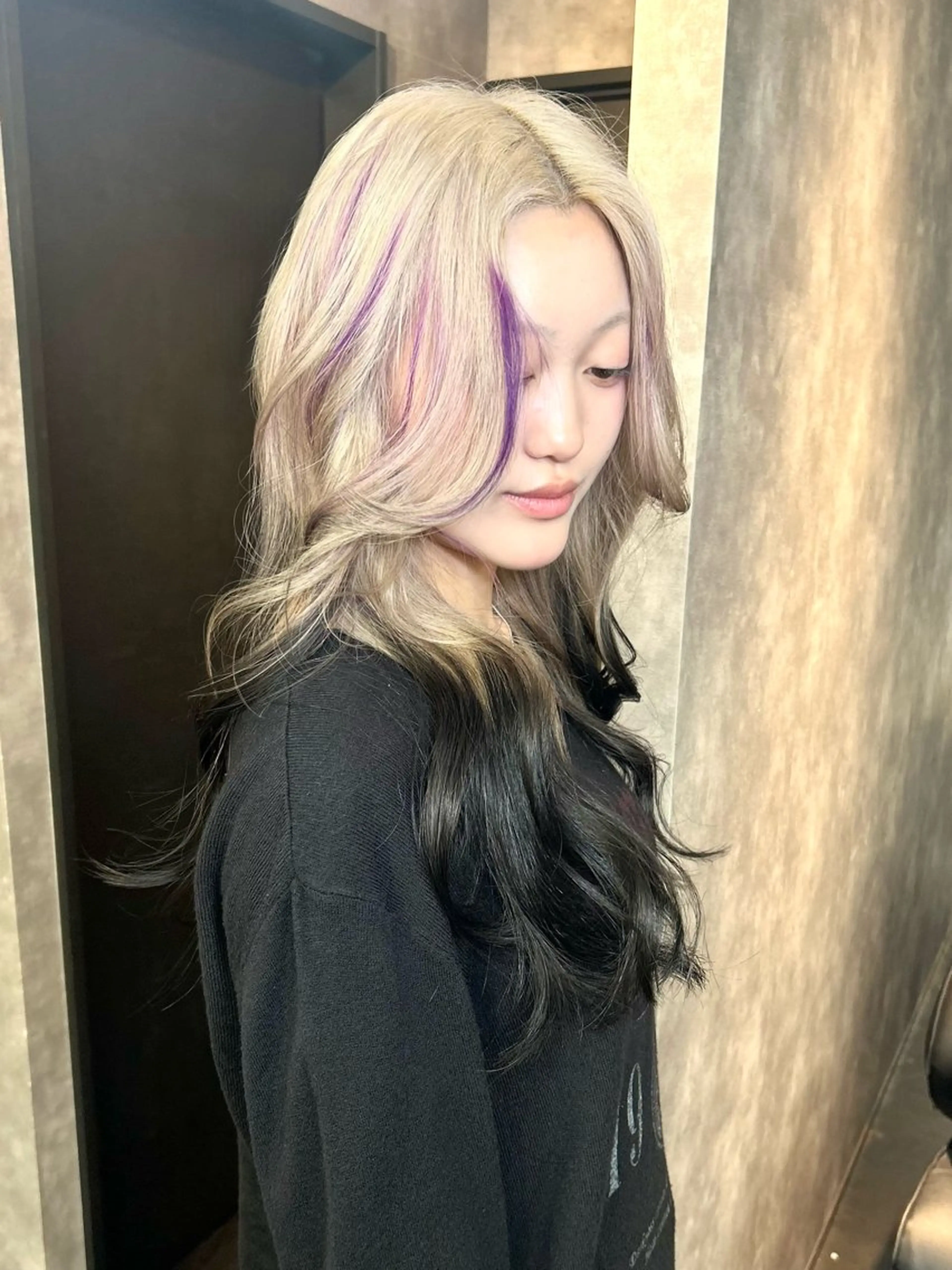 セミロング ヘアカラー トリートメント 鈴木 華奈のヘアスタイル