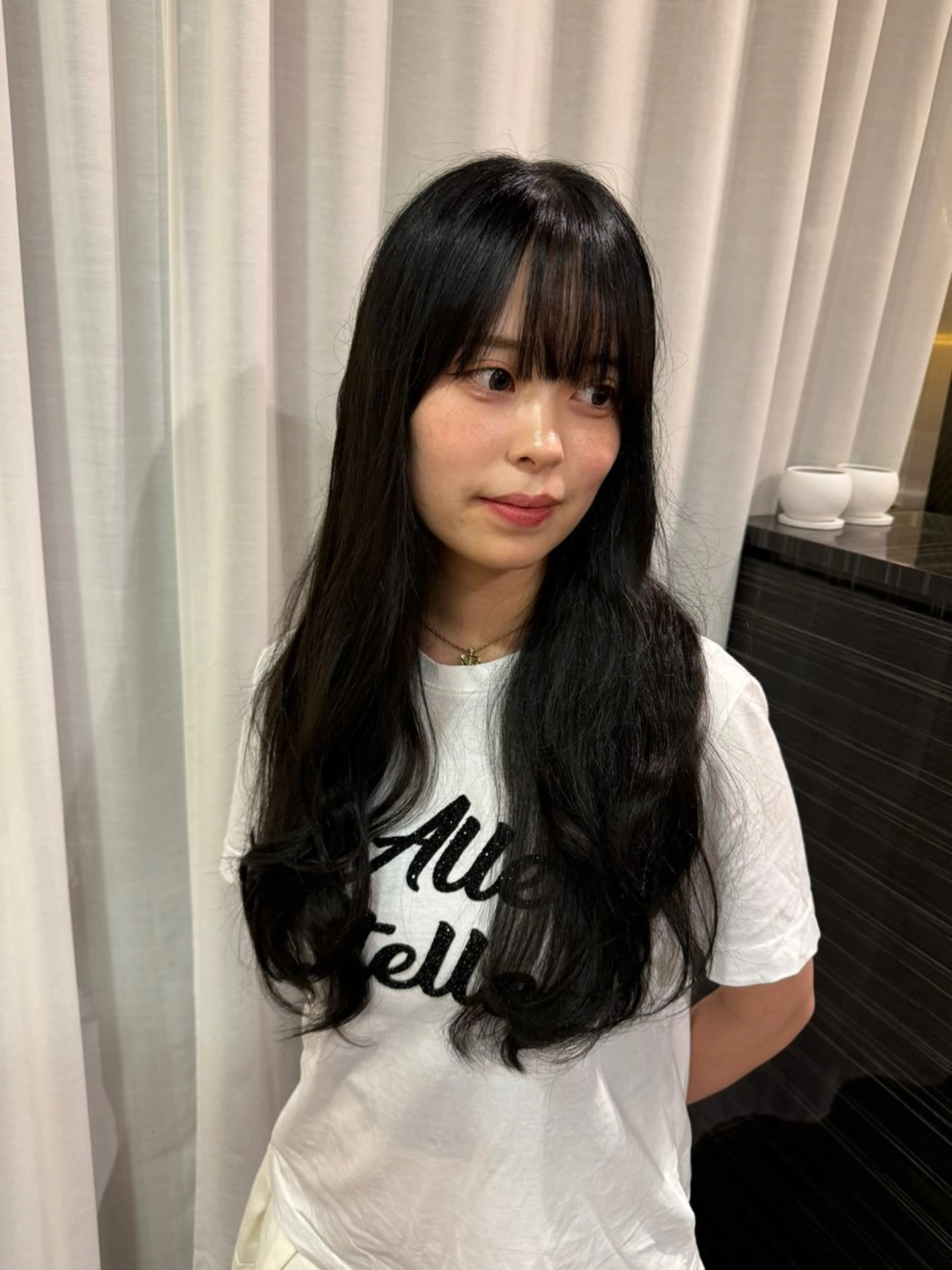 ロング レイヤーカット 自由が丘/駅近/艶髪 /骨格補正/土屋優希のヘアスタイル