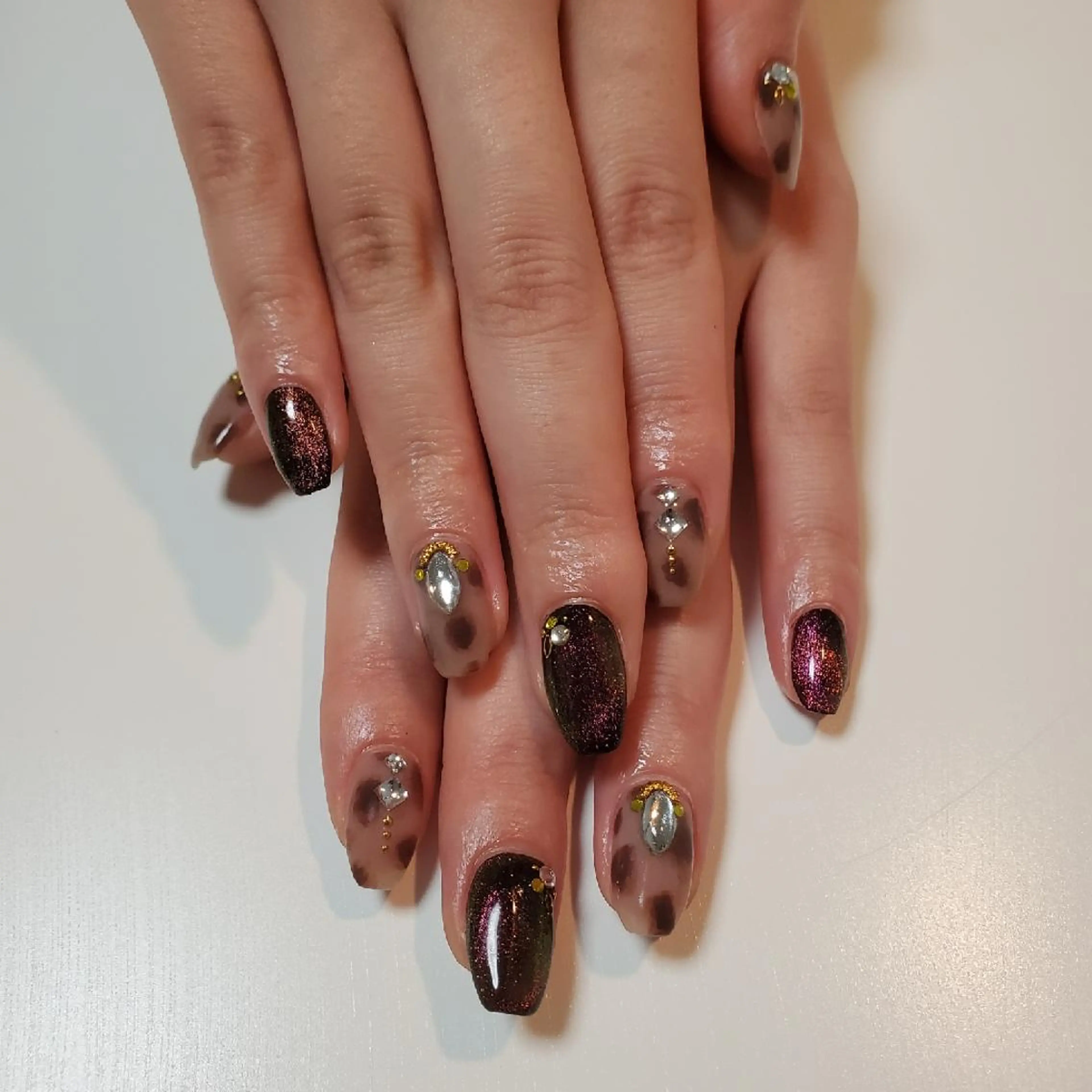 ネイル アニマル柄 アートネイル ネイリスト モリシタのネイルデザイン