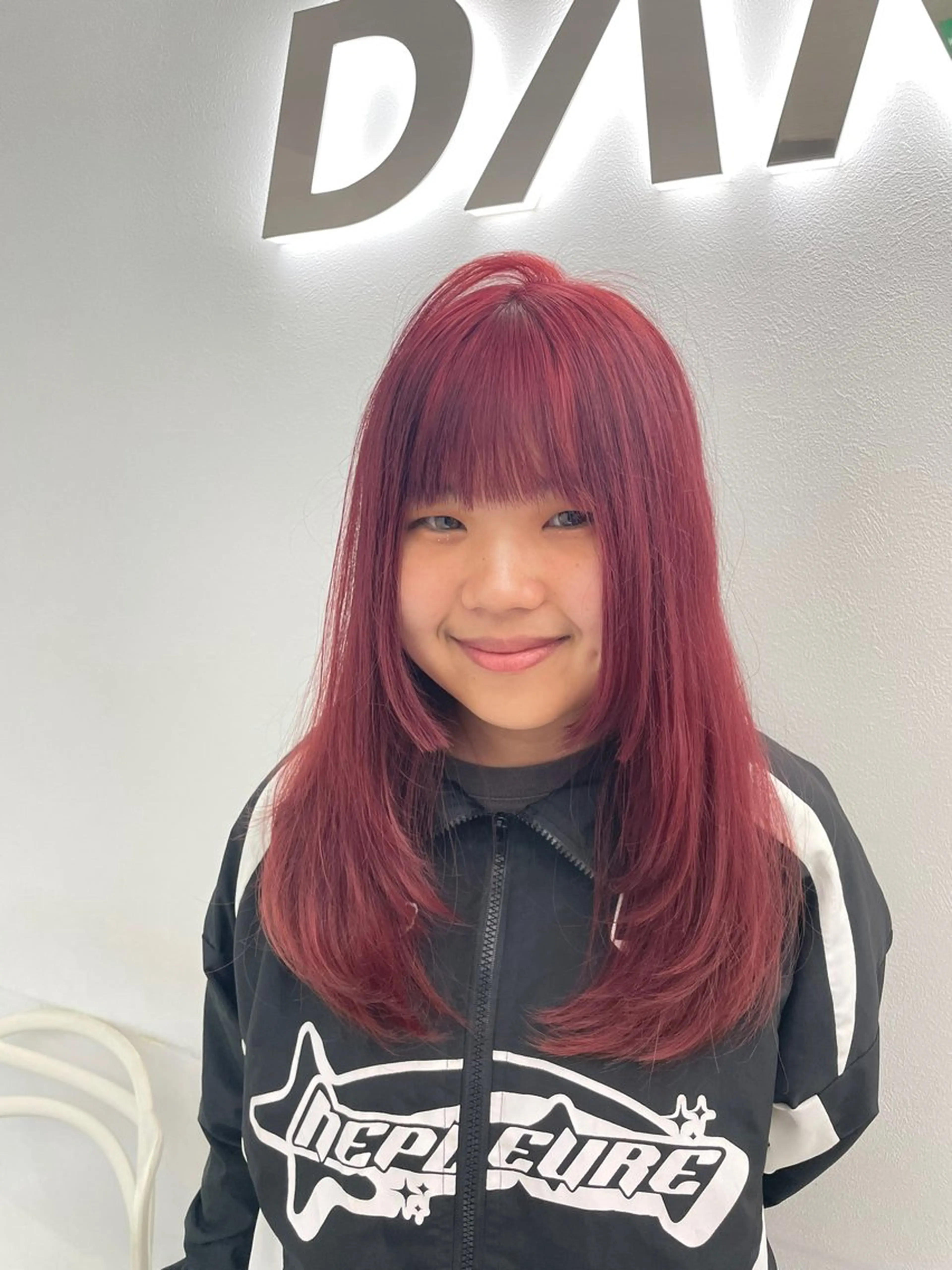 ロング カラー 中韓レイヤー/ ブラウン🤎はやとのヘアスタイル