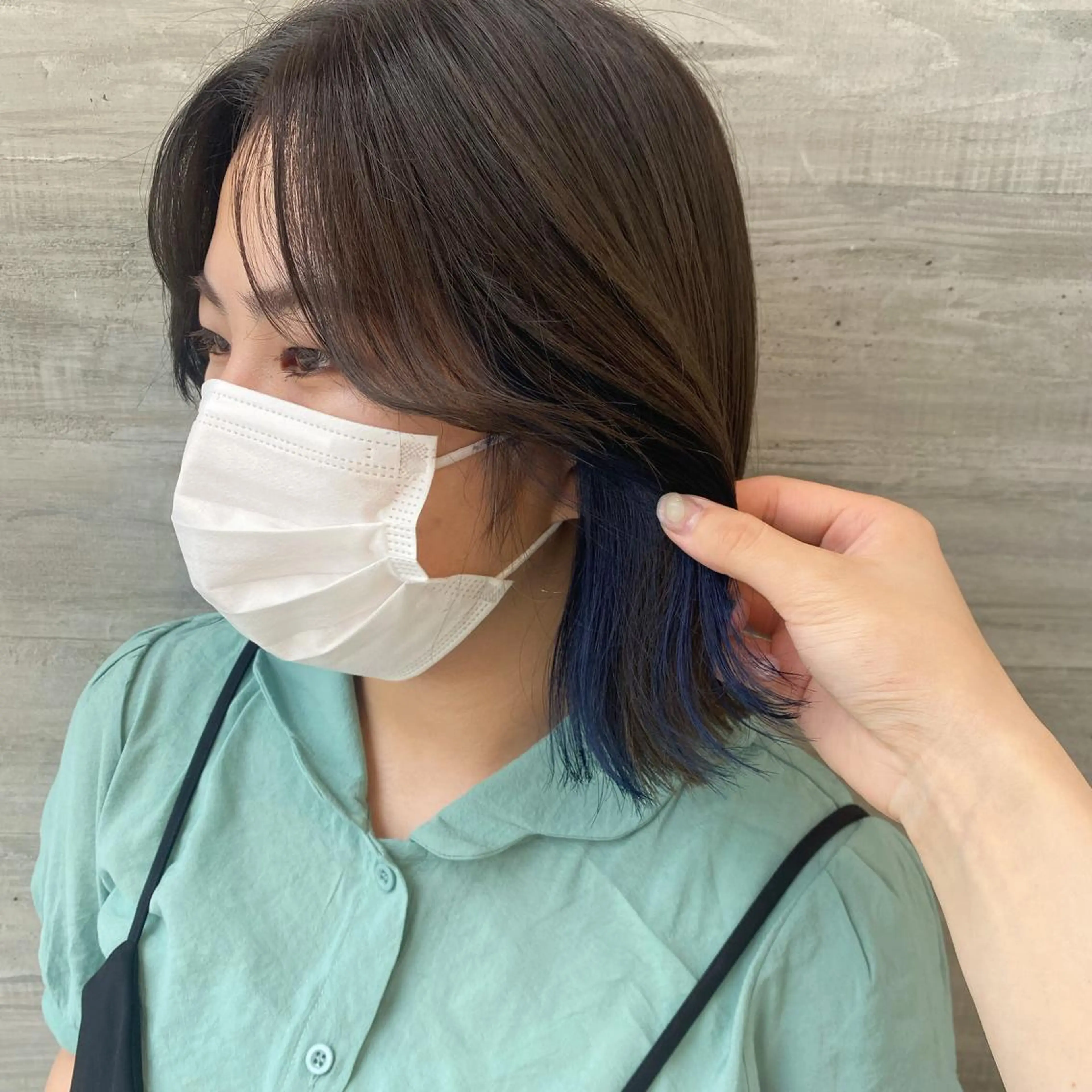 ミディアム Okamura Chisatoのヘアスタイル