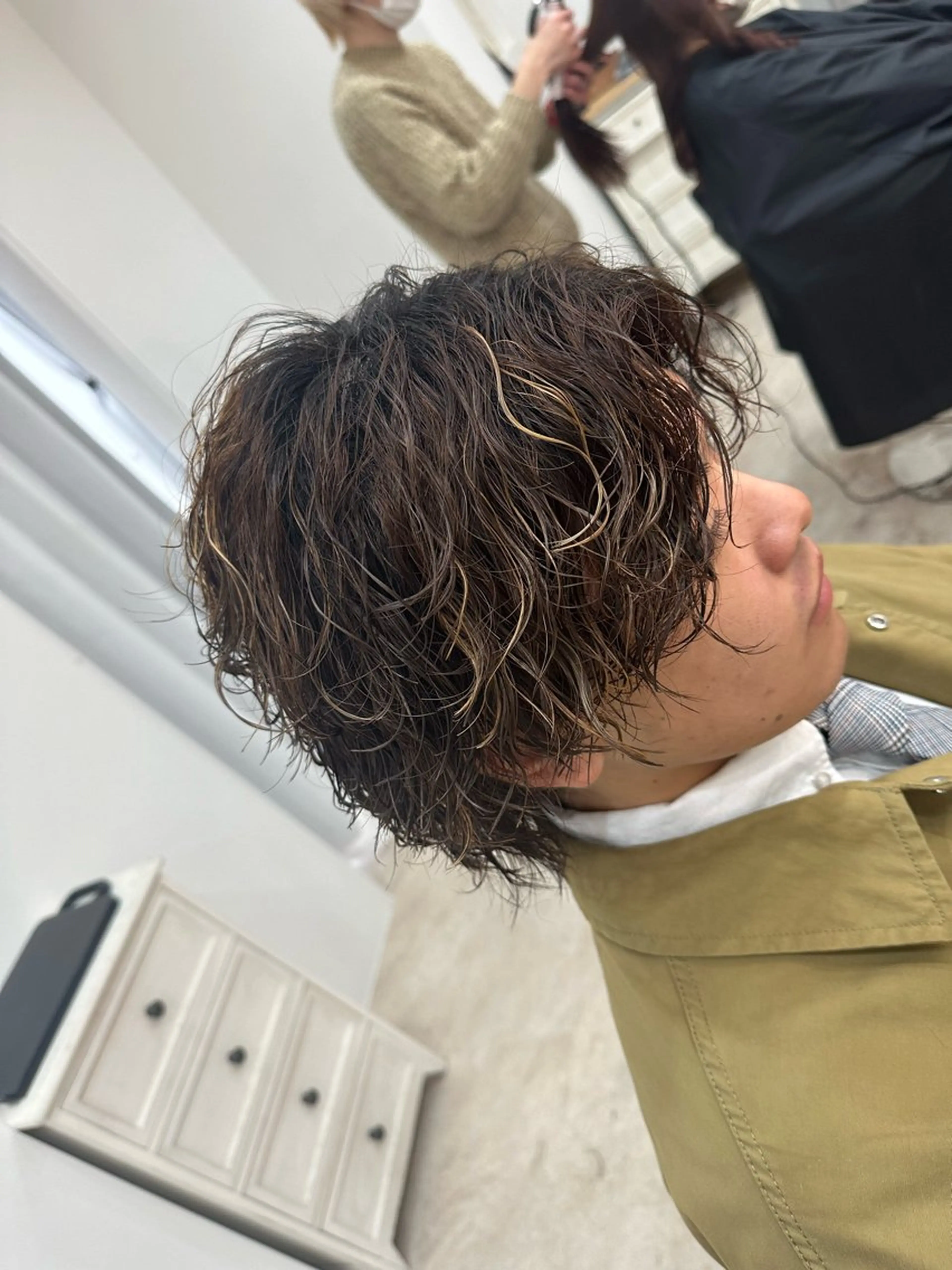 ショート パーマ メンズ 仙台駅/メンズパーマ /🔗髙橋海汰のヘアスタイル