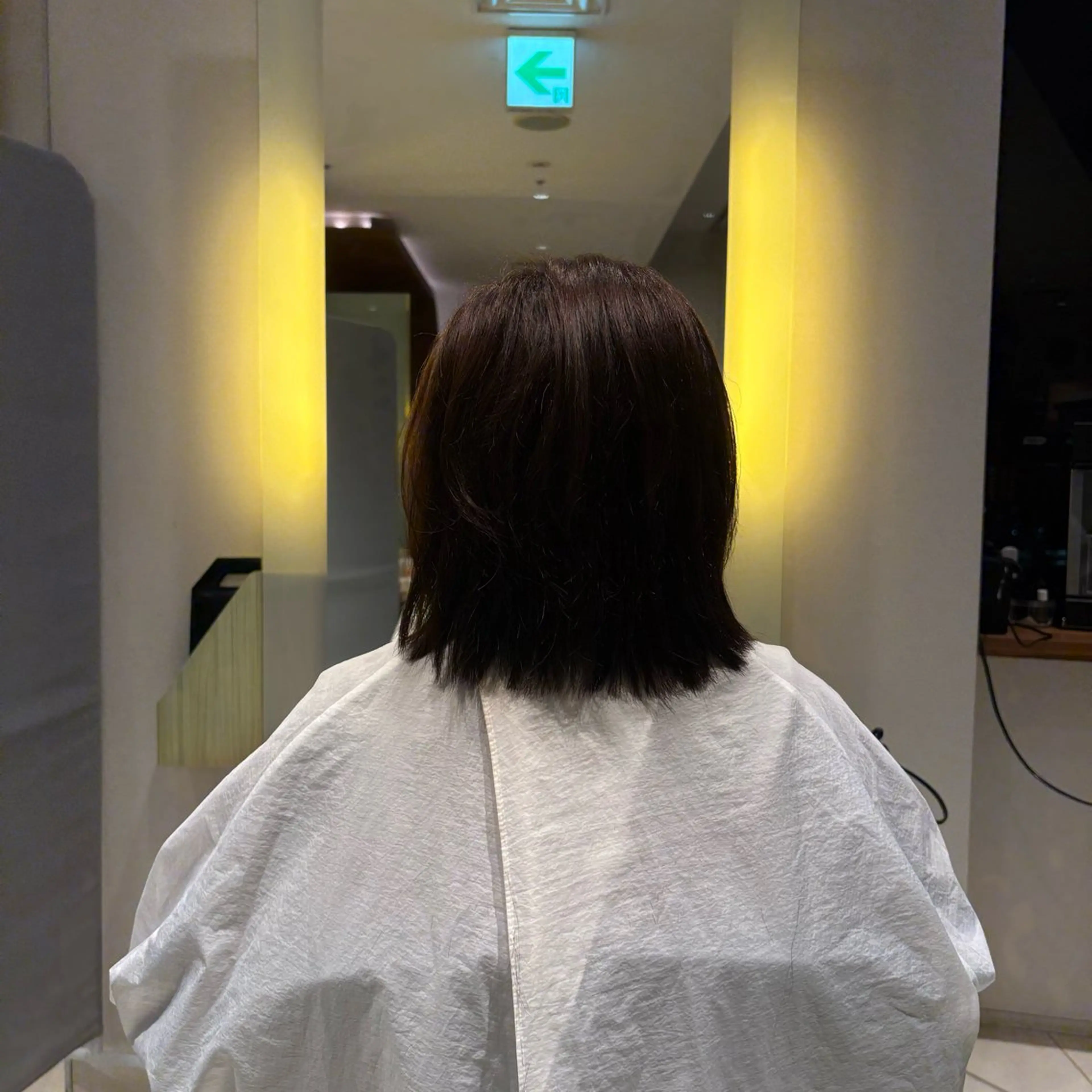 ミディアム 森田 玲央のヘアスタイル