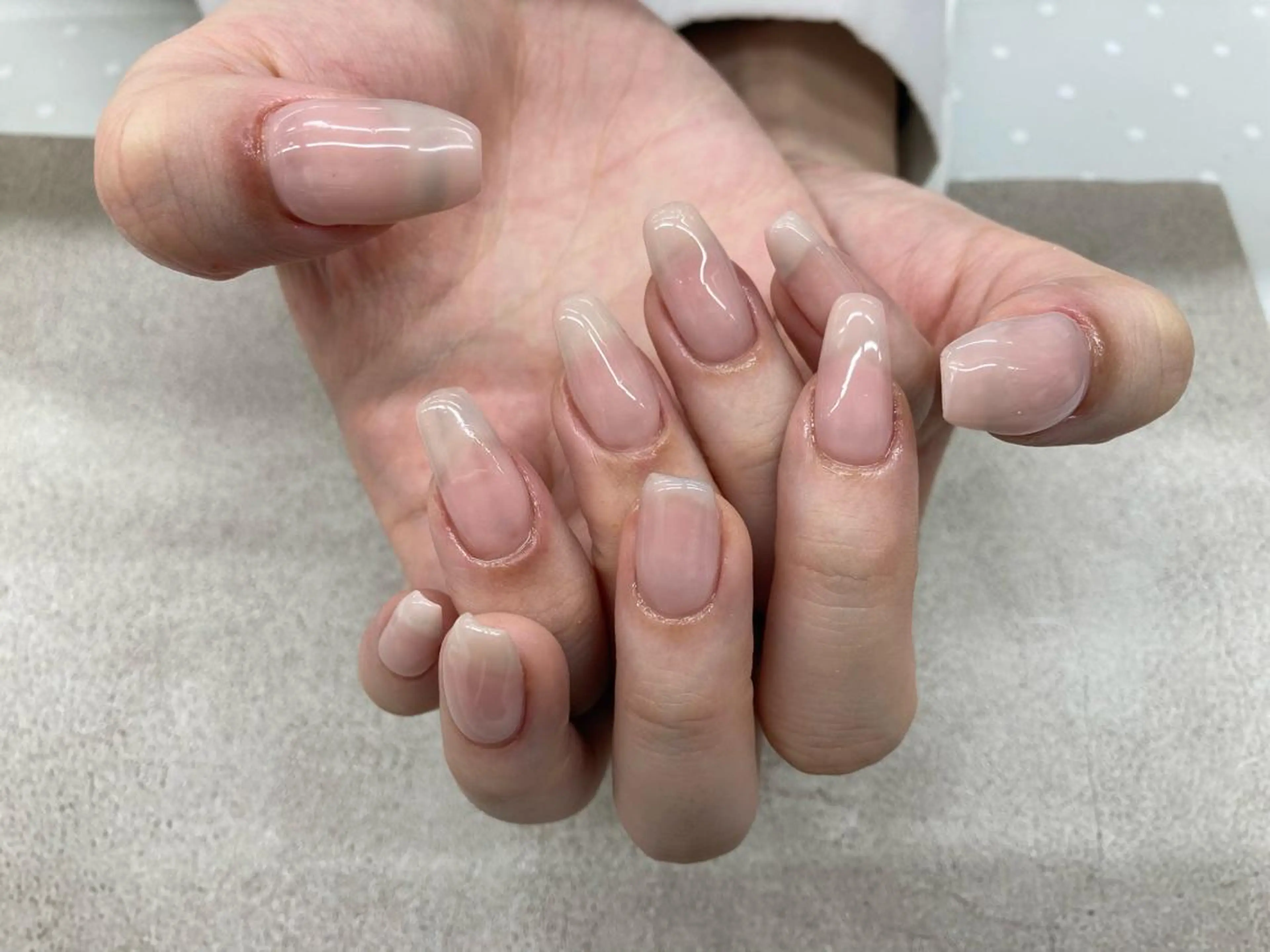 ネイル ワンカラーネイル Maple saronのネイルデザイン