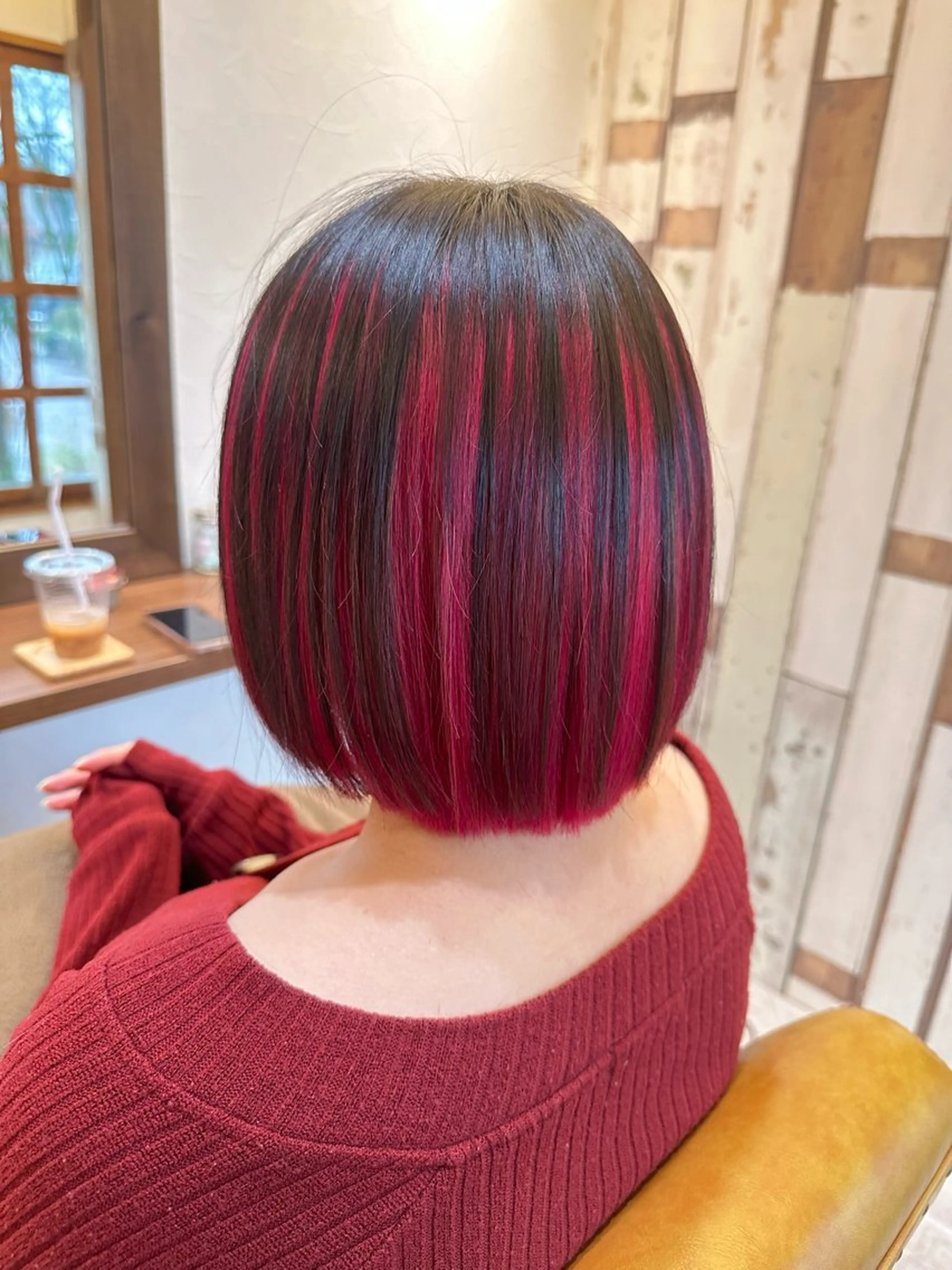 ショート 切りっぱなしボブ ボブ ヘアカラー 佐藤  真依のその他イメージ