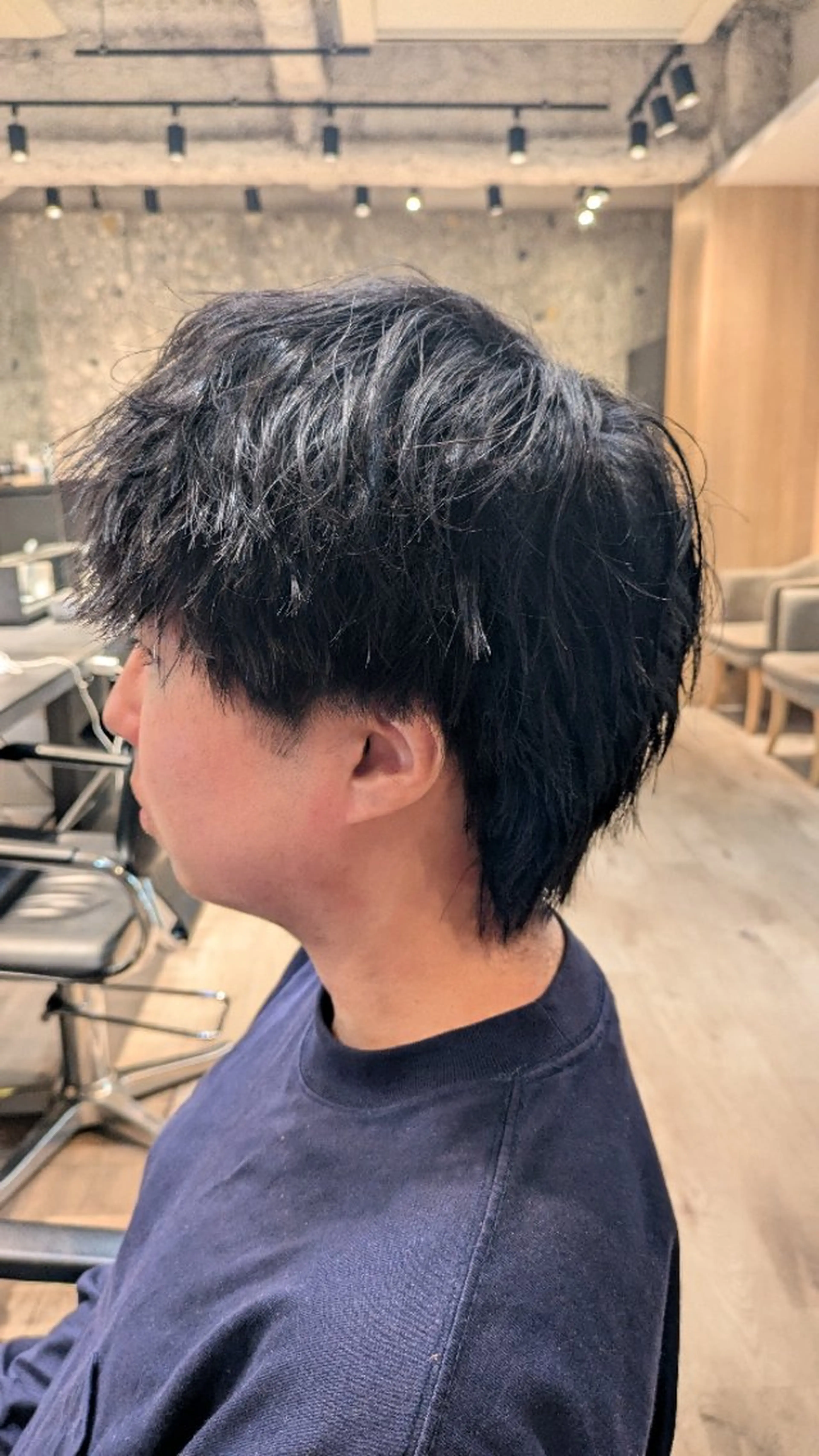 メンズ ミディアム メンズウルフカット ウルフカット こだっく /メンズカットのヘアスタイル