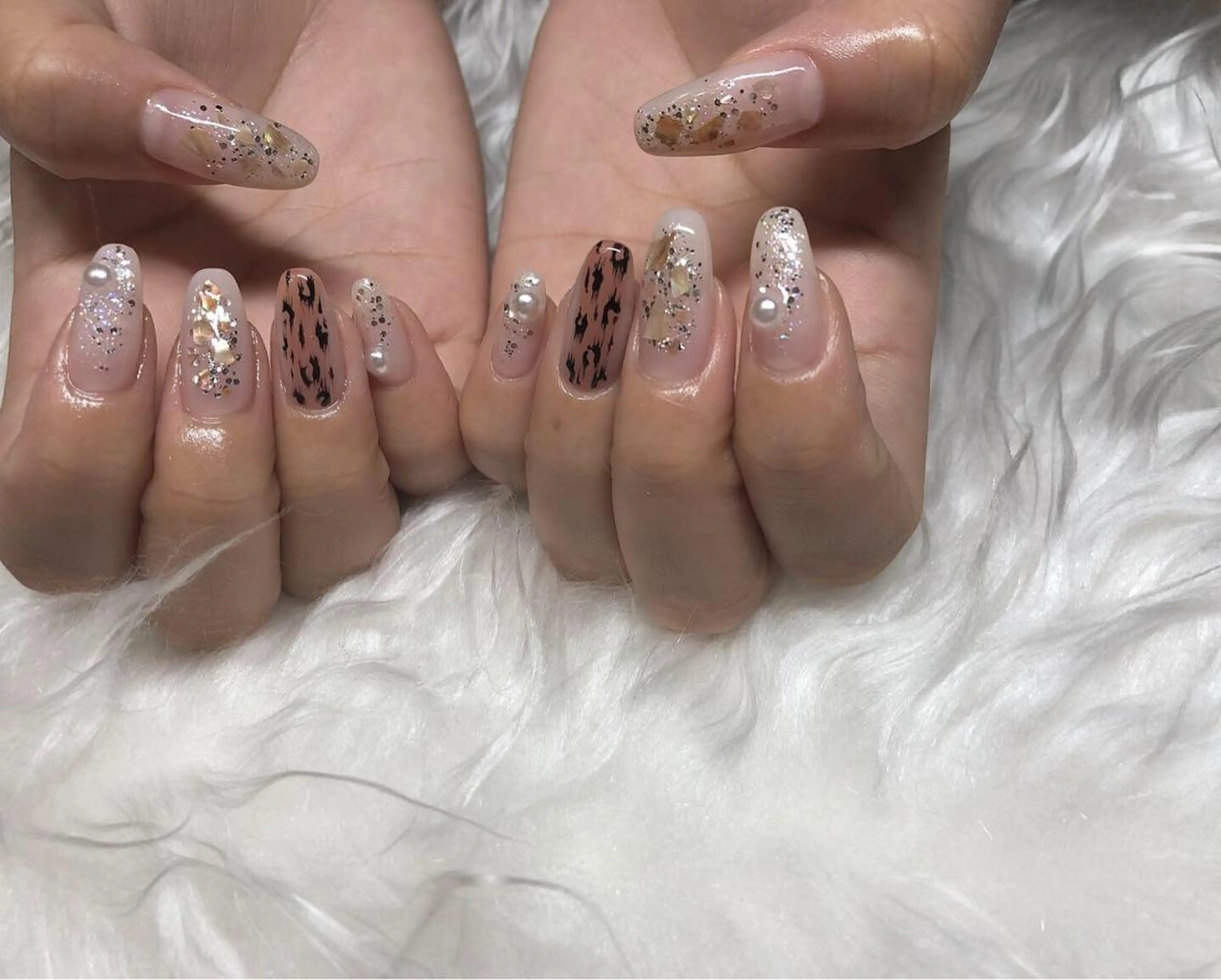 ネイル パラあり！フィルイン 美フォルムのネイルデザイン