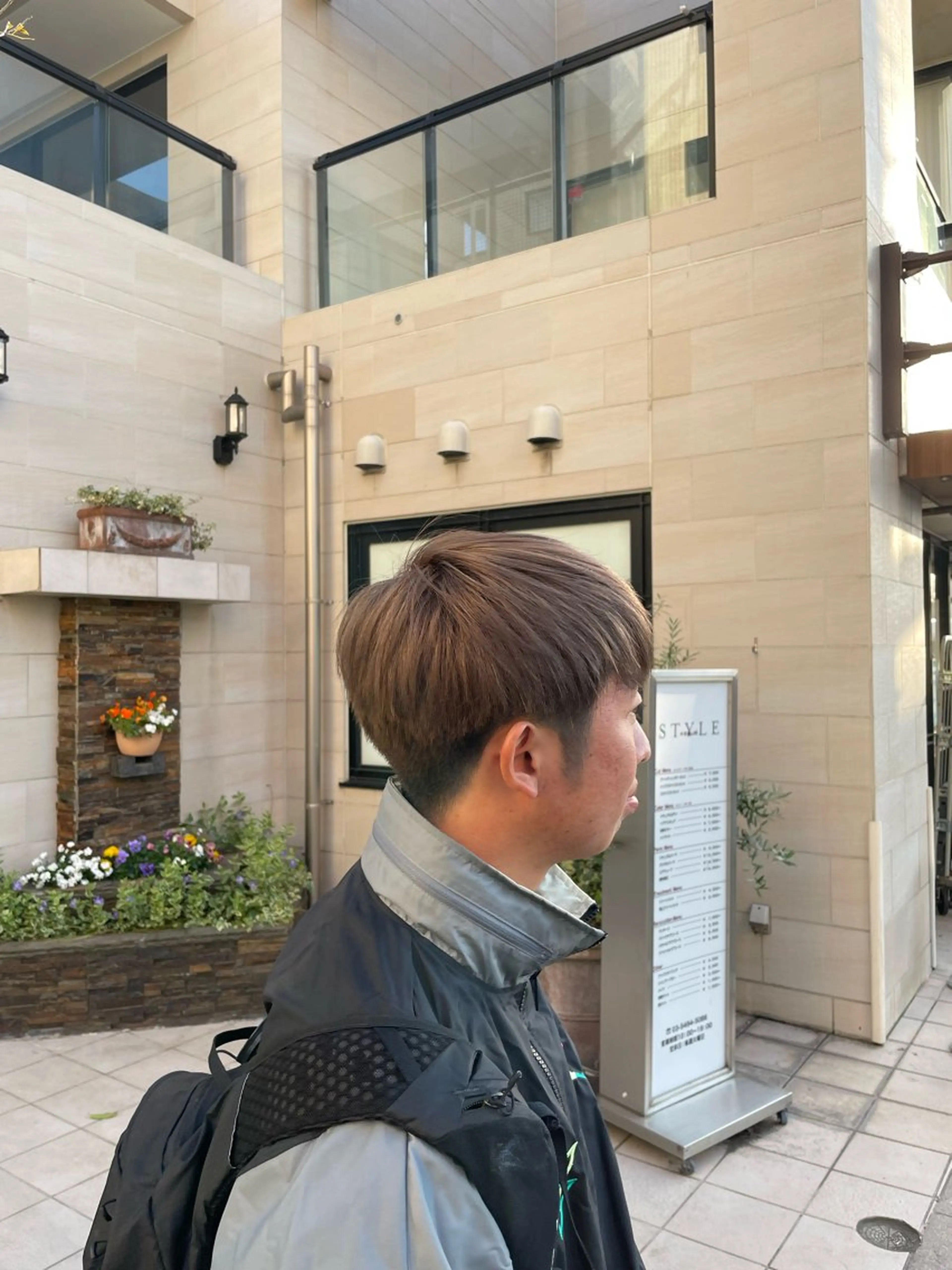 カラー メンズ グレージュ 辻野 光希のヘアスタイル