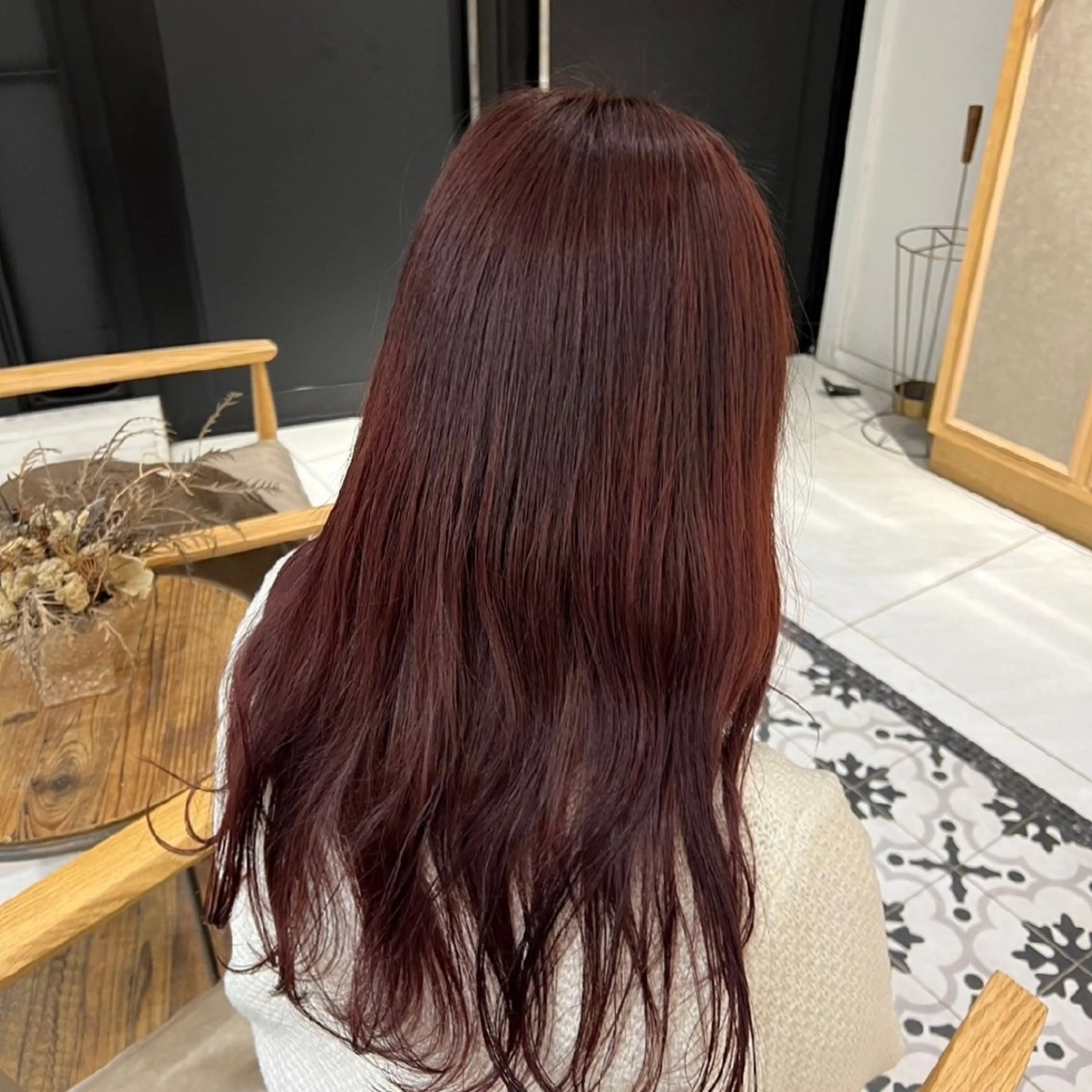 ロング カラー ヘアカラー トリートメント ヘッドスパ RUA💜‪ ボブカット💜のヘアスタイル