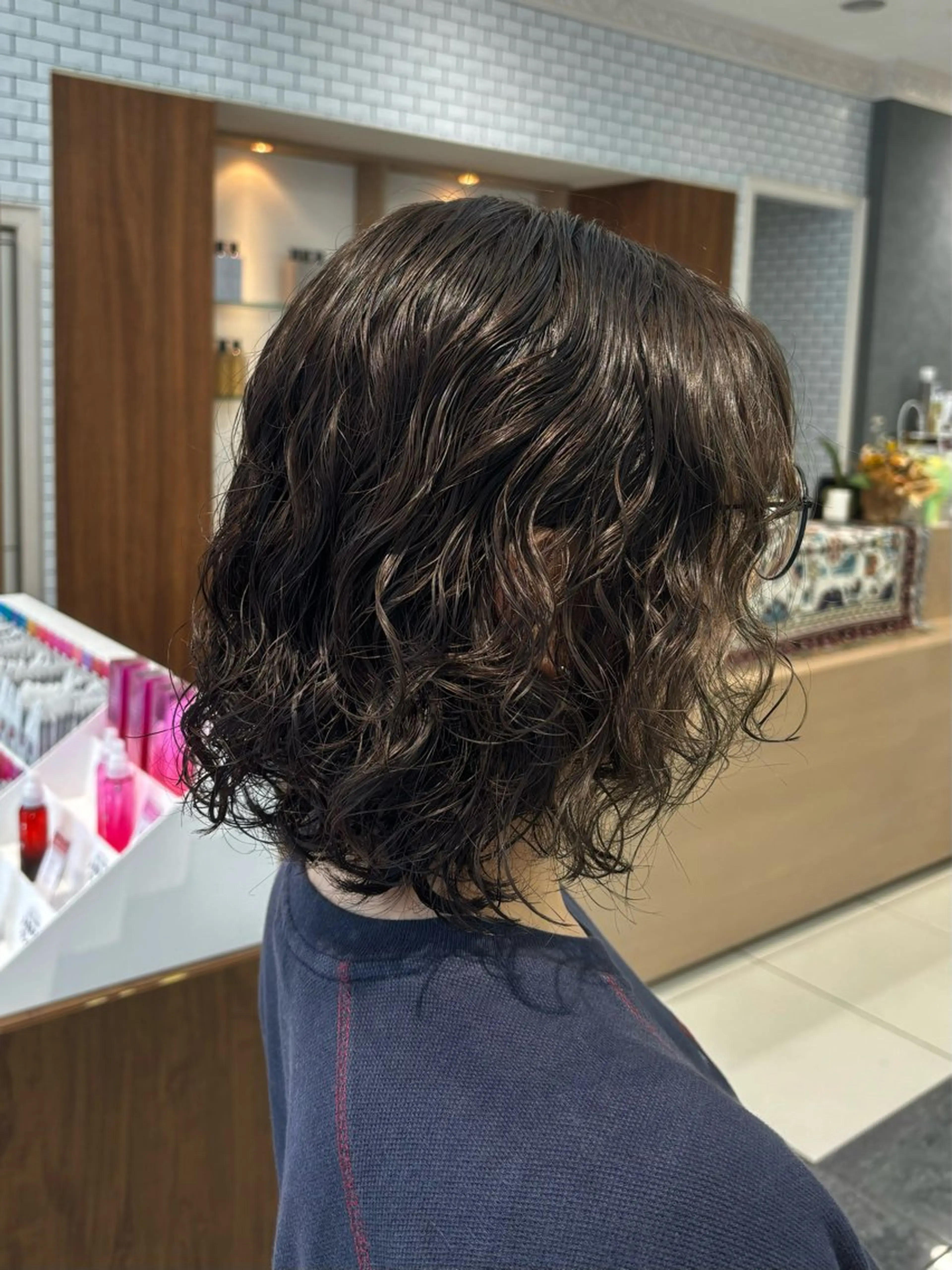 ミディアム パーマ shoko/ 海外ガール風パーマのヘアスタイル