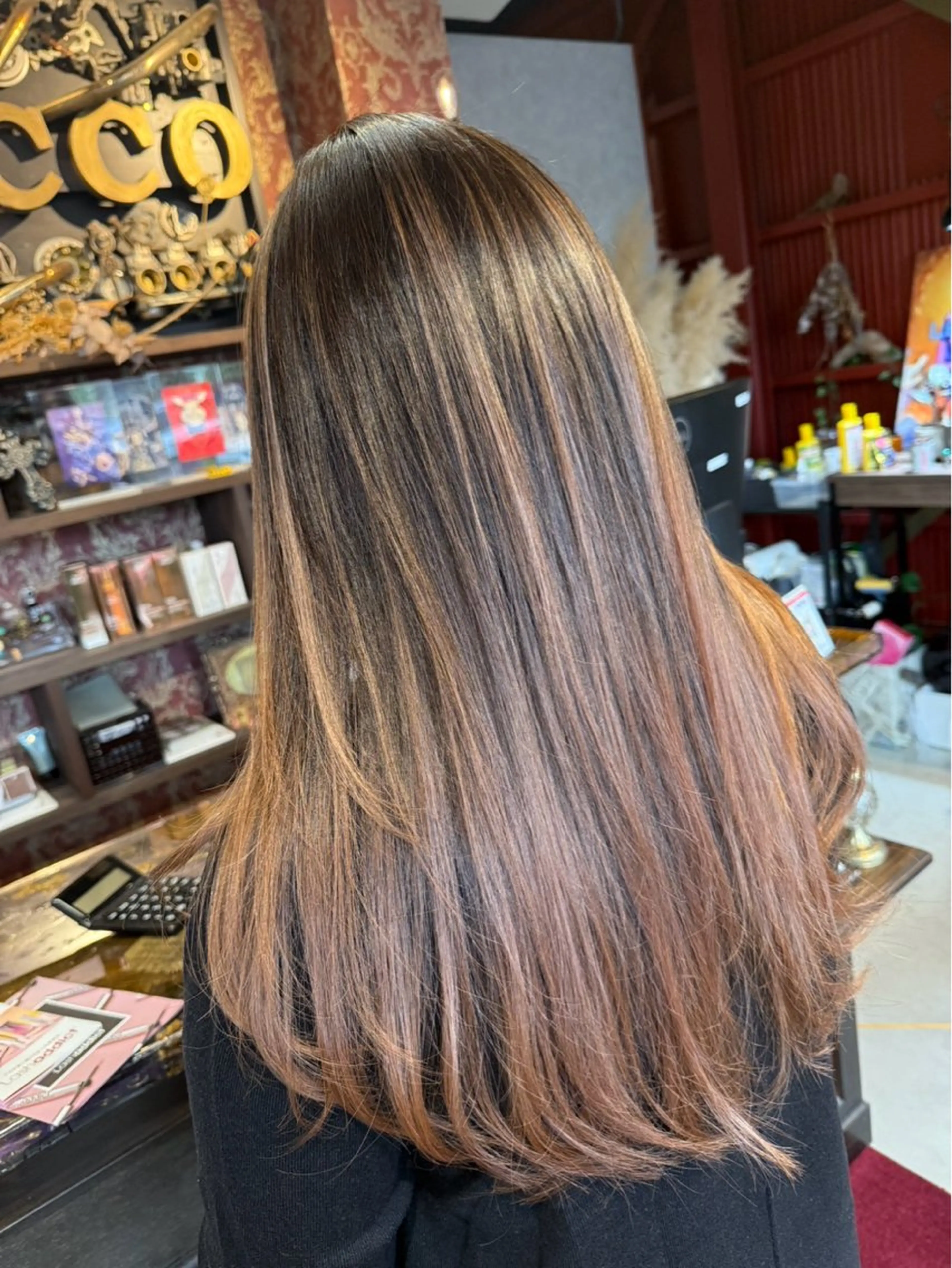 カラー バレイヤージュ ヘアカラー トリートメント atelier Barocco所属・Barocco 🎀ヒメ🎀(19)のヘアスタイル