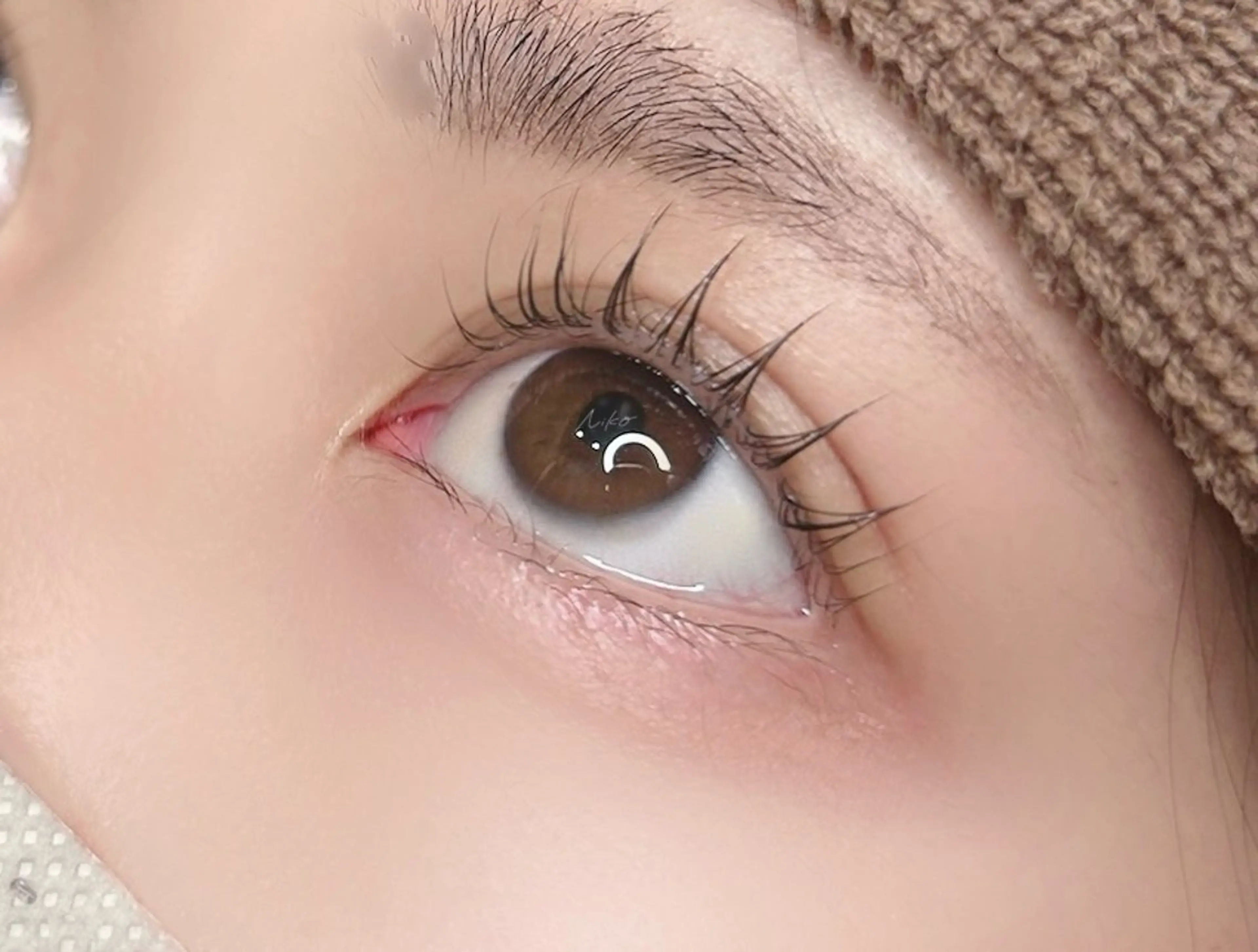 メンズ マツエク・マツパ メンズパーマ ケラチンラッシュリフト 束感まつ毛 一重×まつ毛パーマ Niko 天童店 【ニコ】所属・꒰ ‪Niko ꒱‬ aimi·͜·⋆の眉毛・アイブロウイメージ