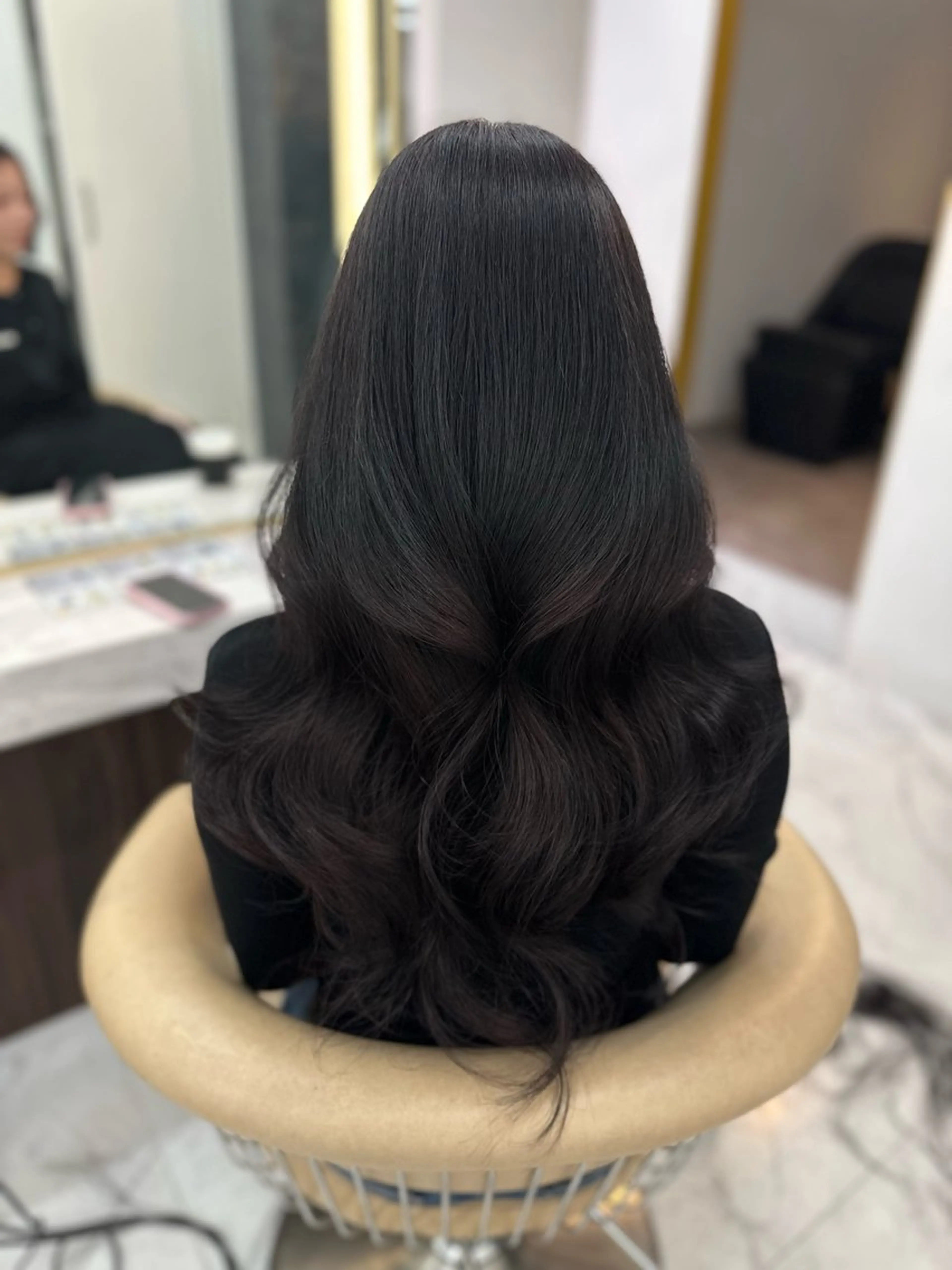 ロング カット ヘアカラー トリートメント MOE 🐱のヘアスタイル