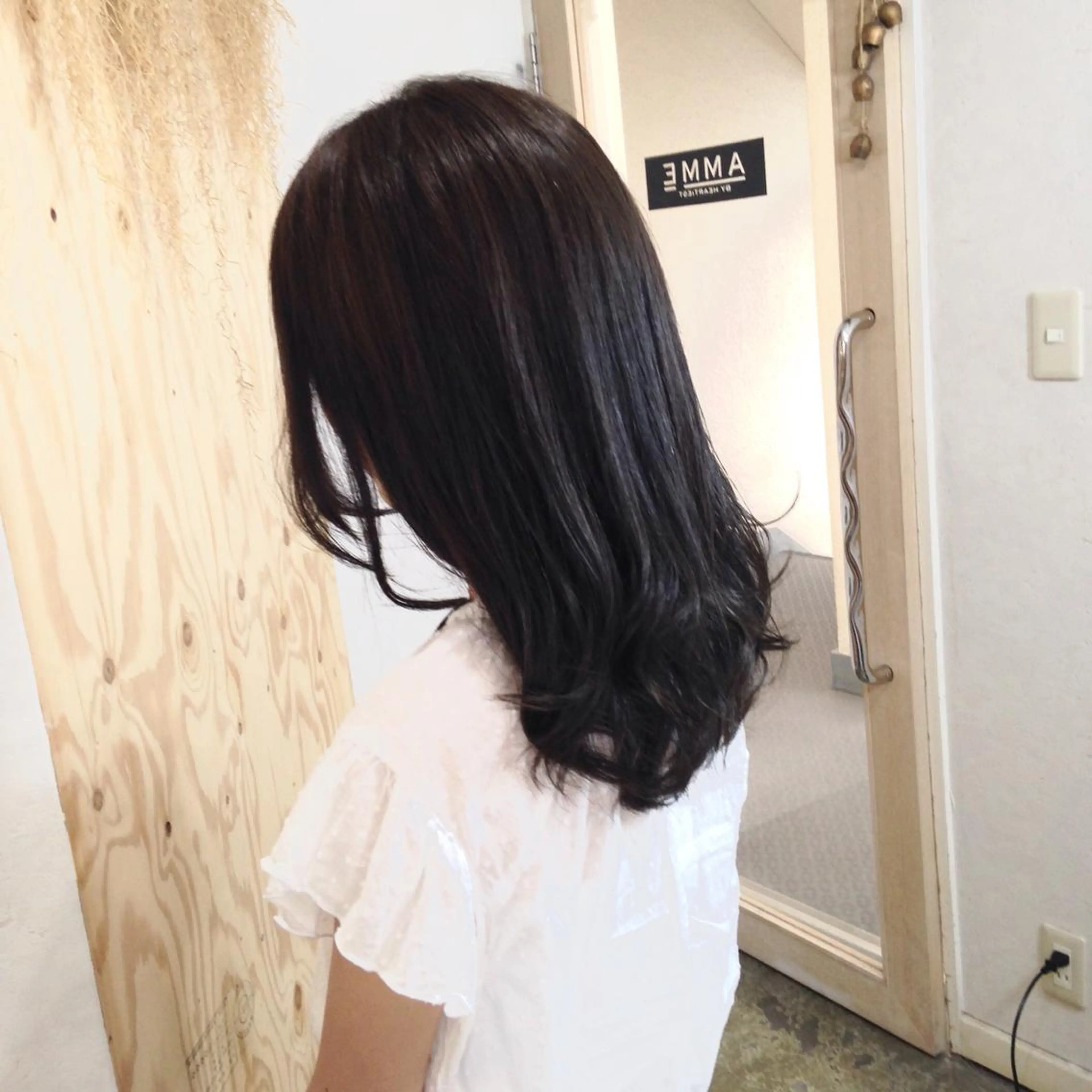 ミディアム カラー アッシュ アッシュグレー 💎髪質改善💎 デザイナーshinのヘアスタイル