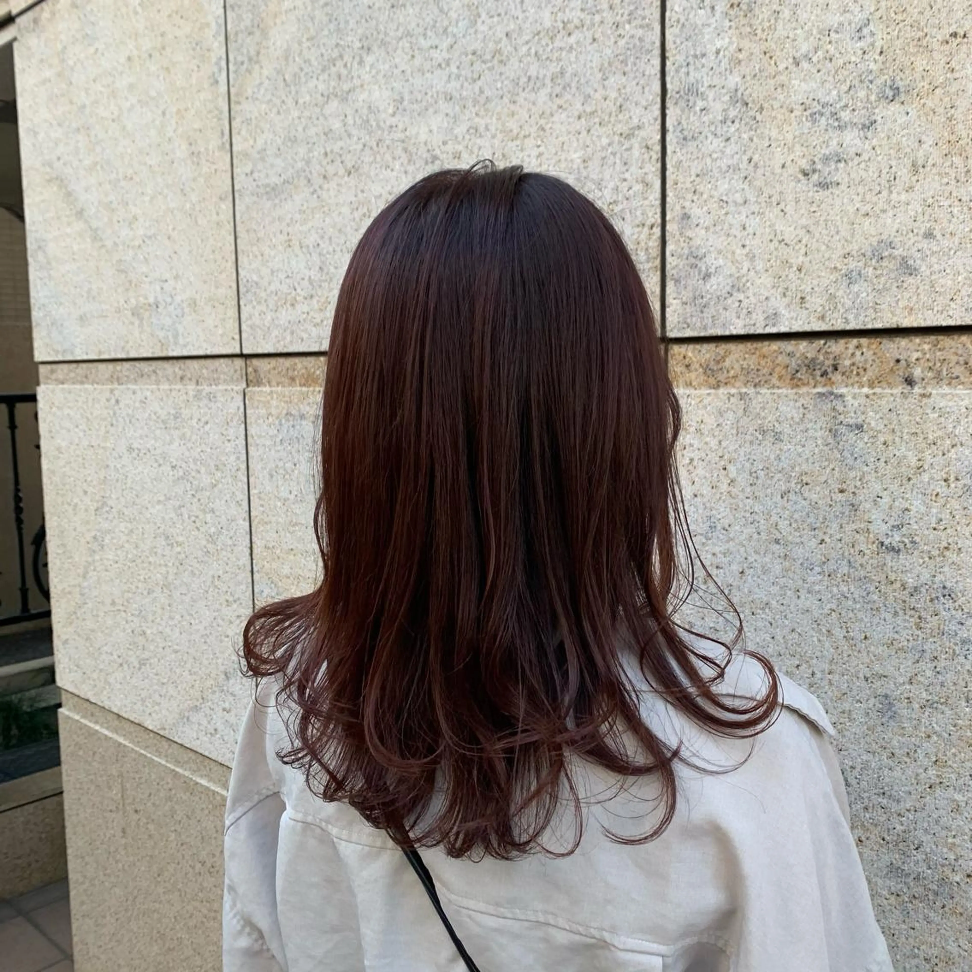 セミロング カラー まろやかカラー🤎 みなとまほのヘアスタイル