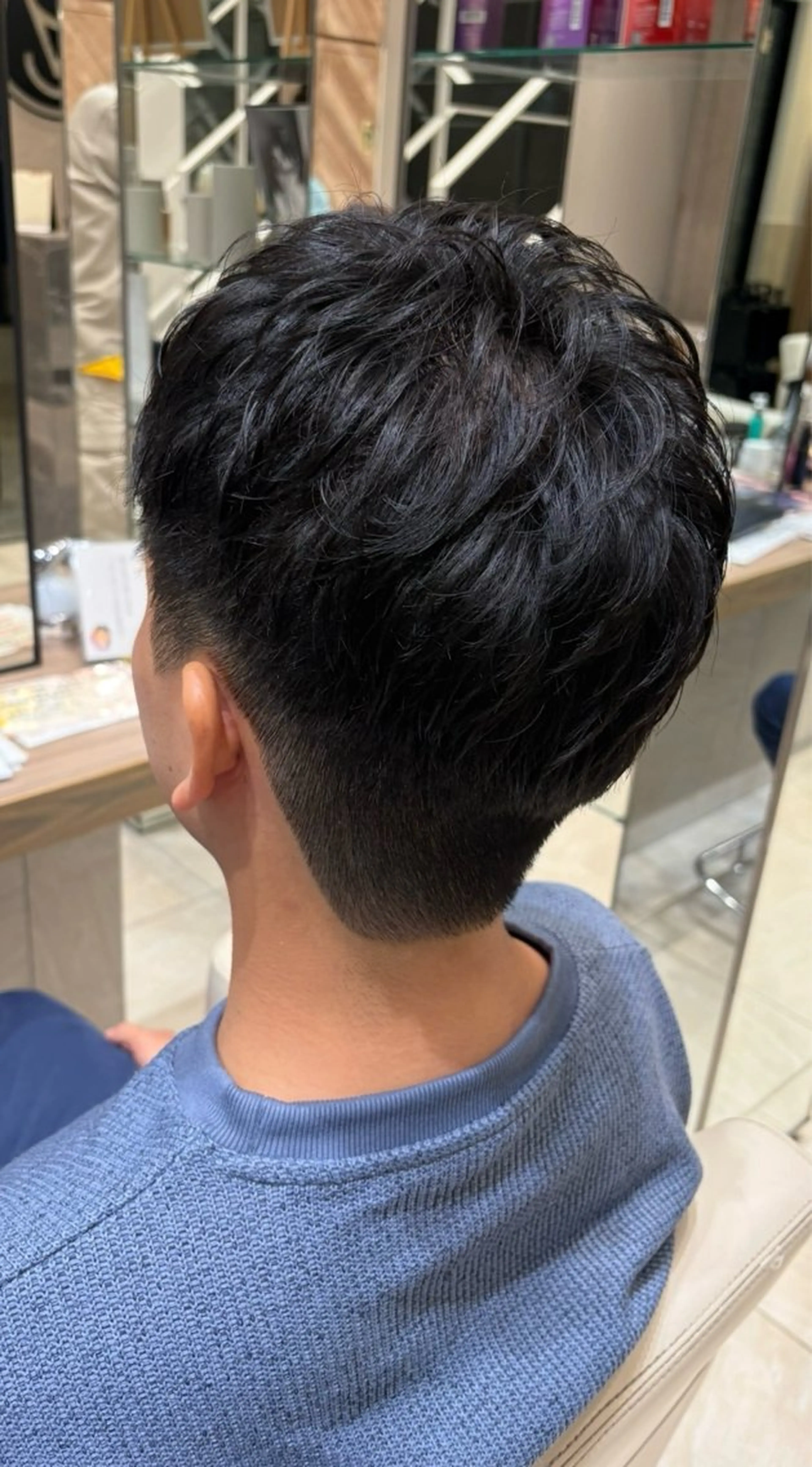 メンズ 刈り上げ 長谷川 七海のヘアスタイル