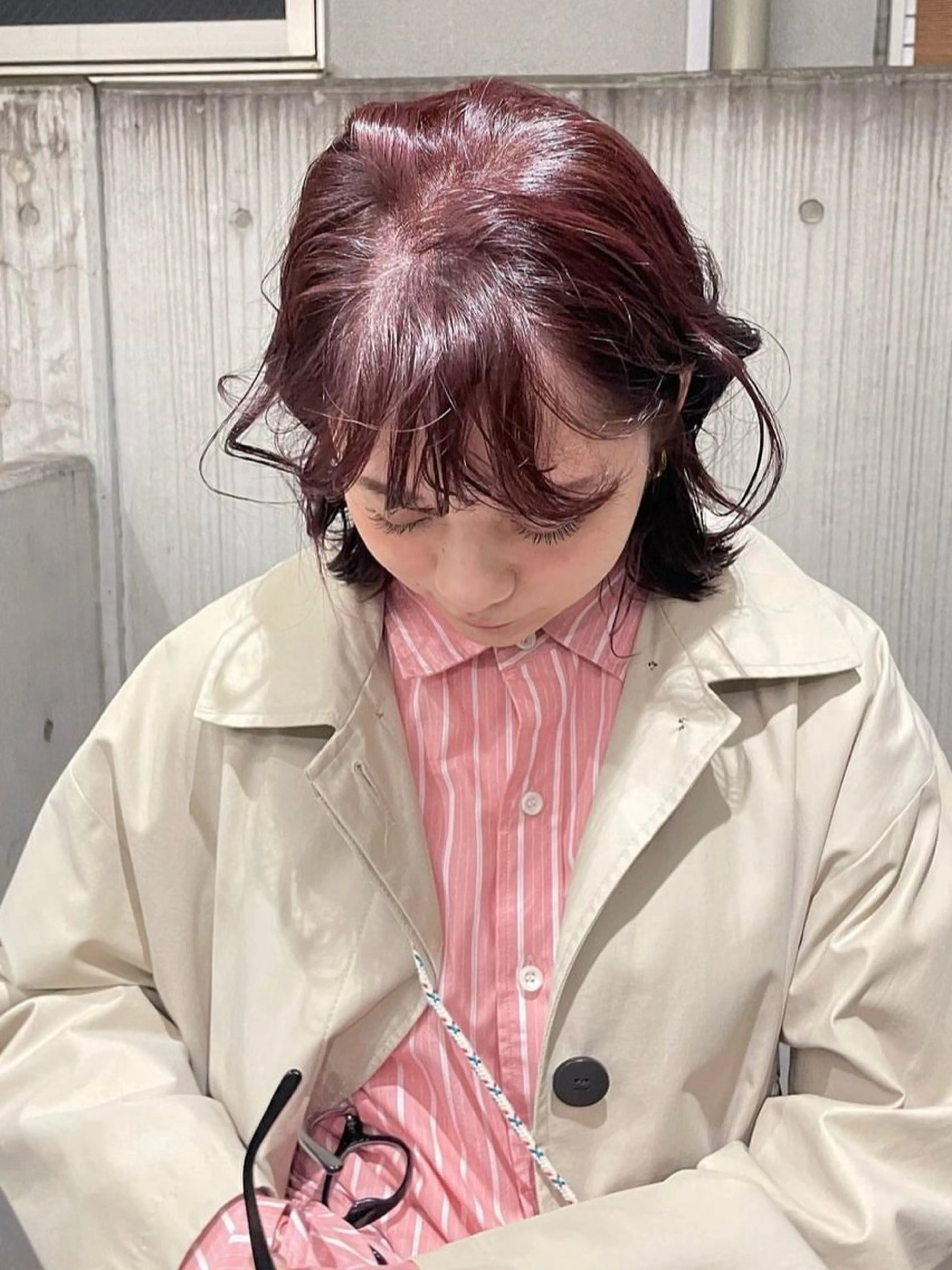 ショート カラー レイヤー/ブリーチ ♥️【木坂 桃歌】のヘアスタイル