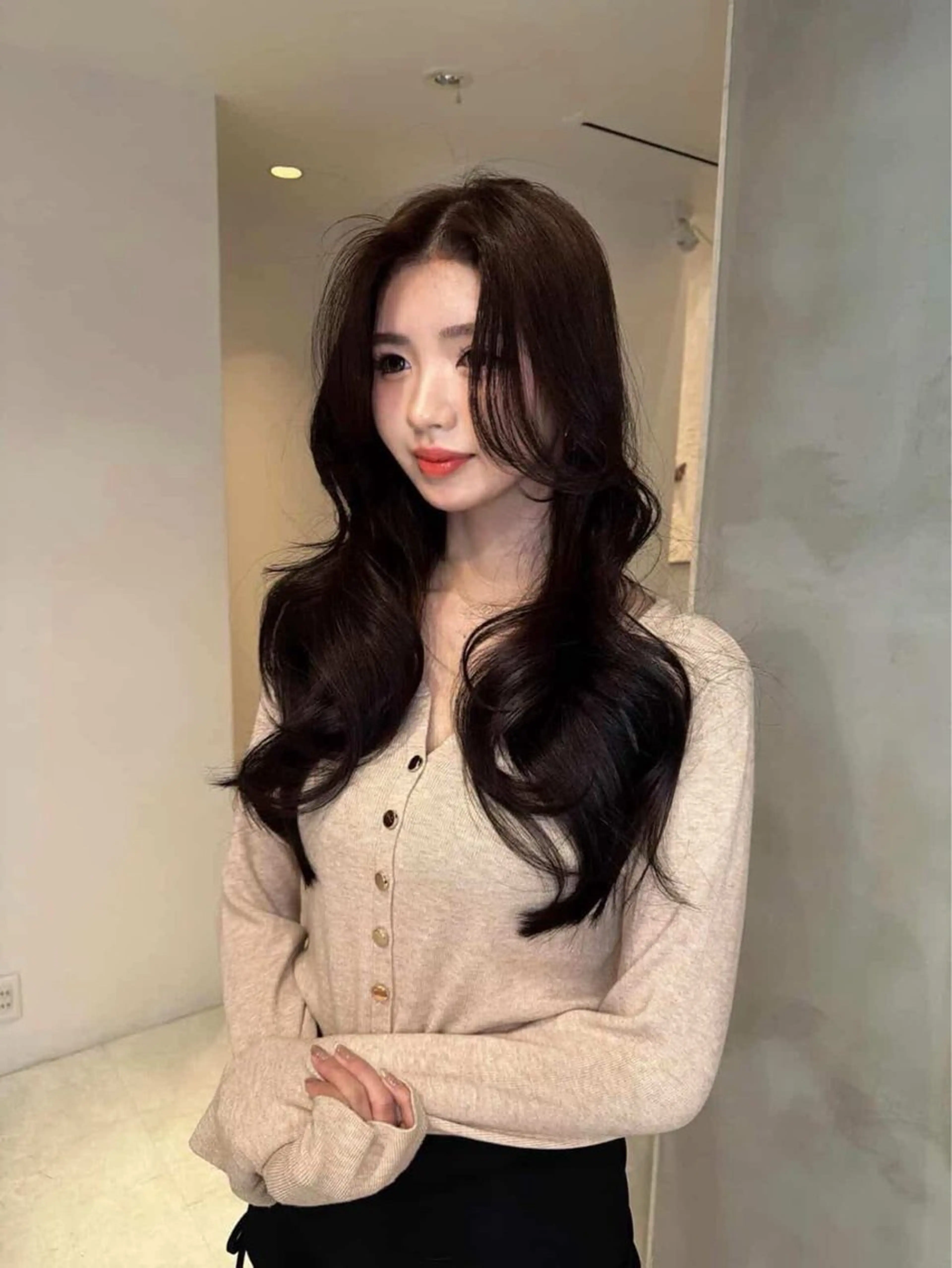 カラー ヘアカラー トリートメント 暖色艶カラー💞 karenのヘアスタイル