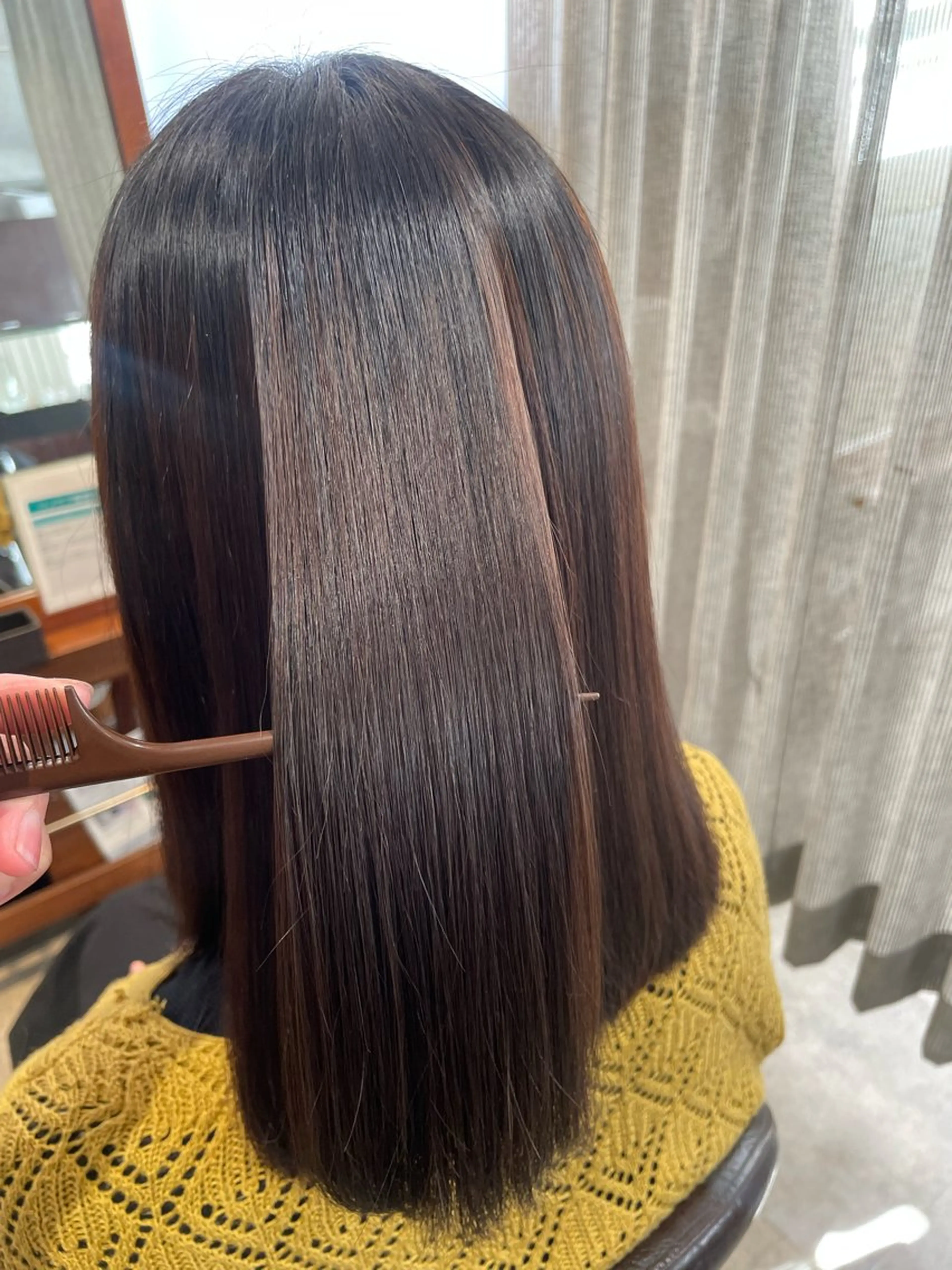 ミディアム 縮毛矯正 縮毛矯正 髪質改善/Bloss om🌷高橋沙衣のヘアスタイル