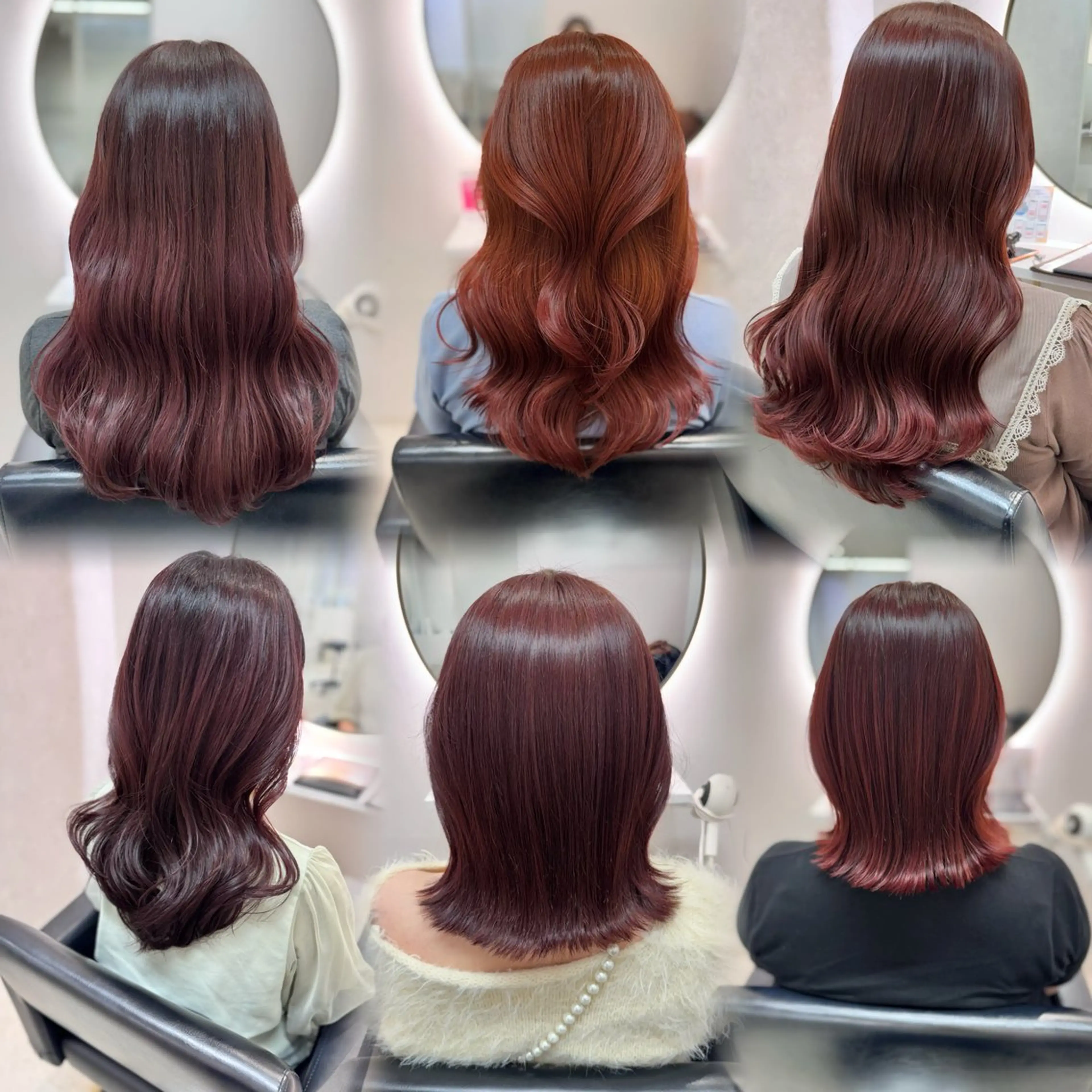 セミロング カラー ヘアカラー トリートメント 《韓国レイヤー特化》 艶髪✨EMIのヘアスタイル