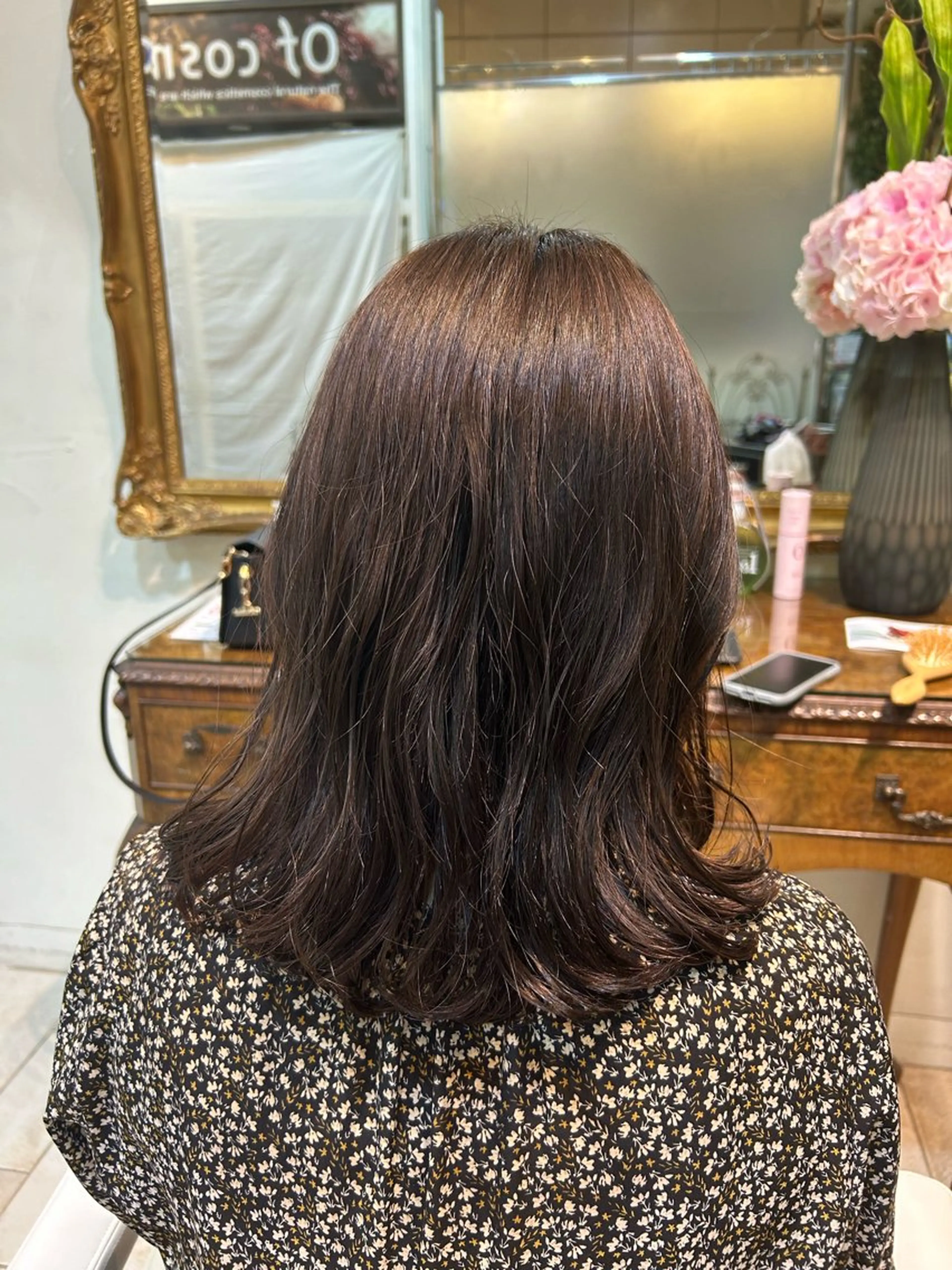 ミディアム 立石 タテイシのヘアスタイル