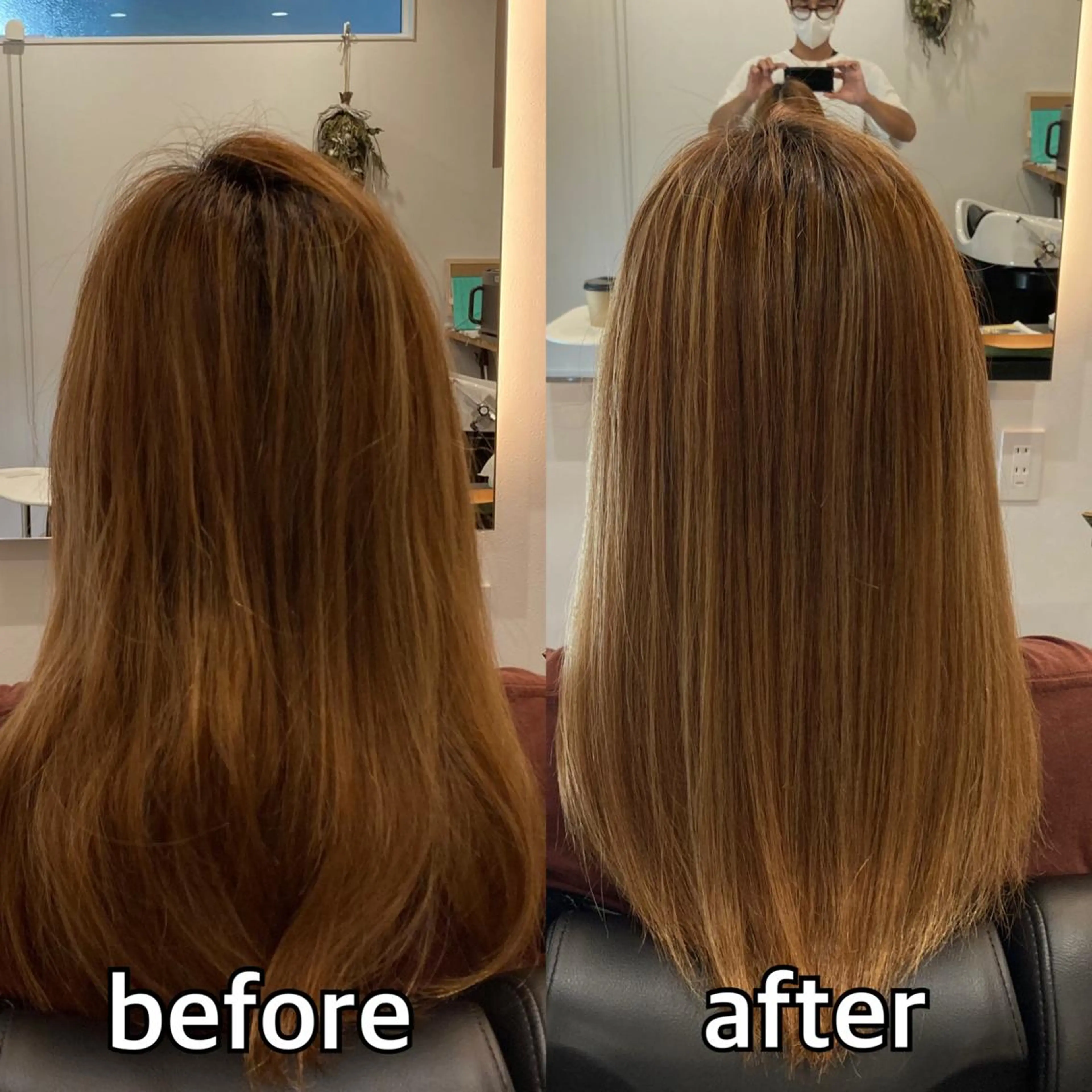 ロング 濱本 浩安のヘアスタイル