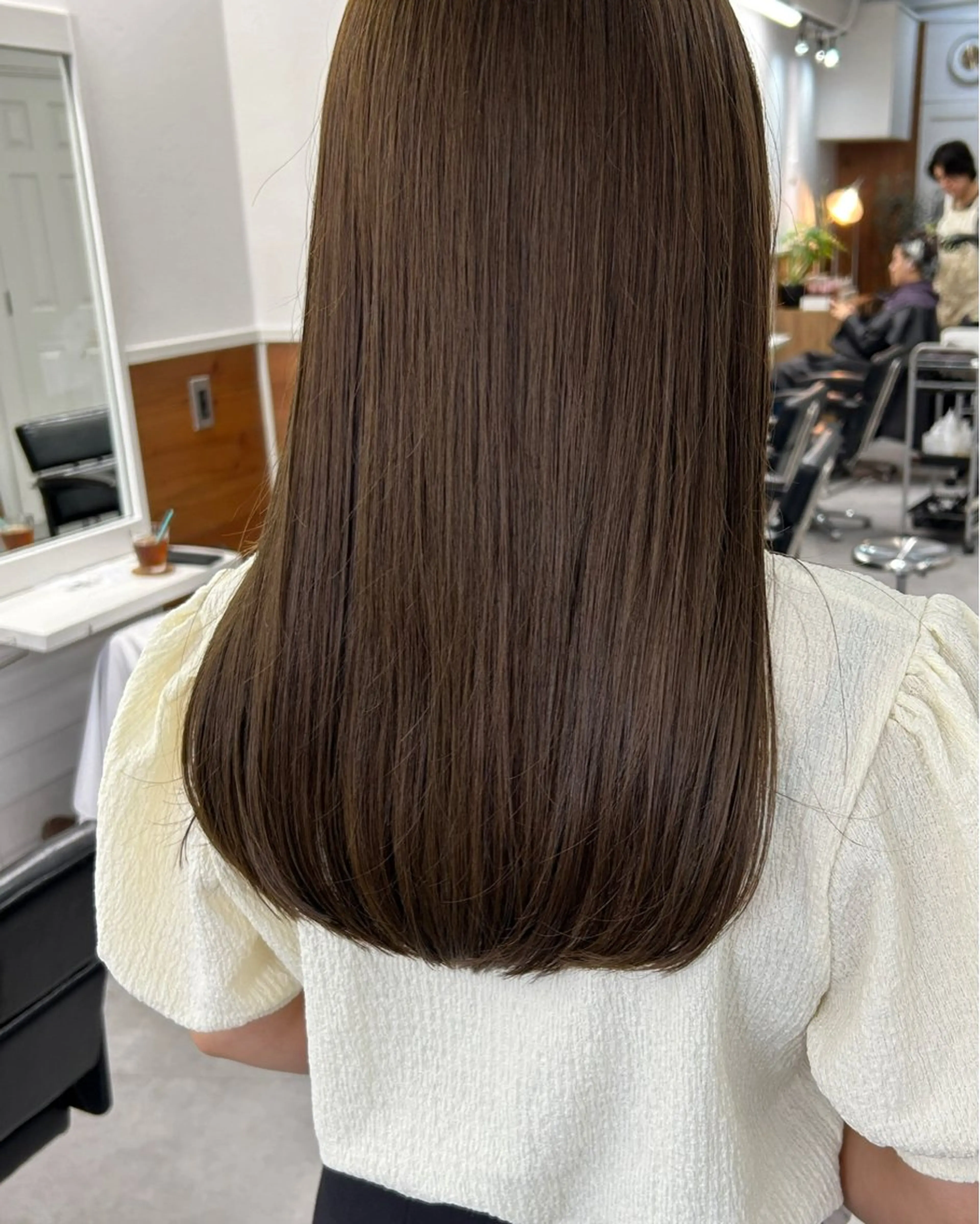 ロング カラー カット ヘアカラー トリートメント レイヤーボブ/ 艶カラー/サナ🌼のヘアスタイル