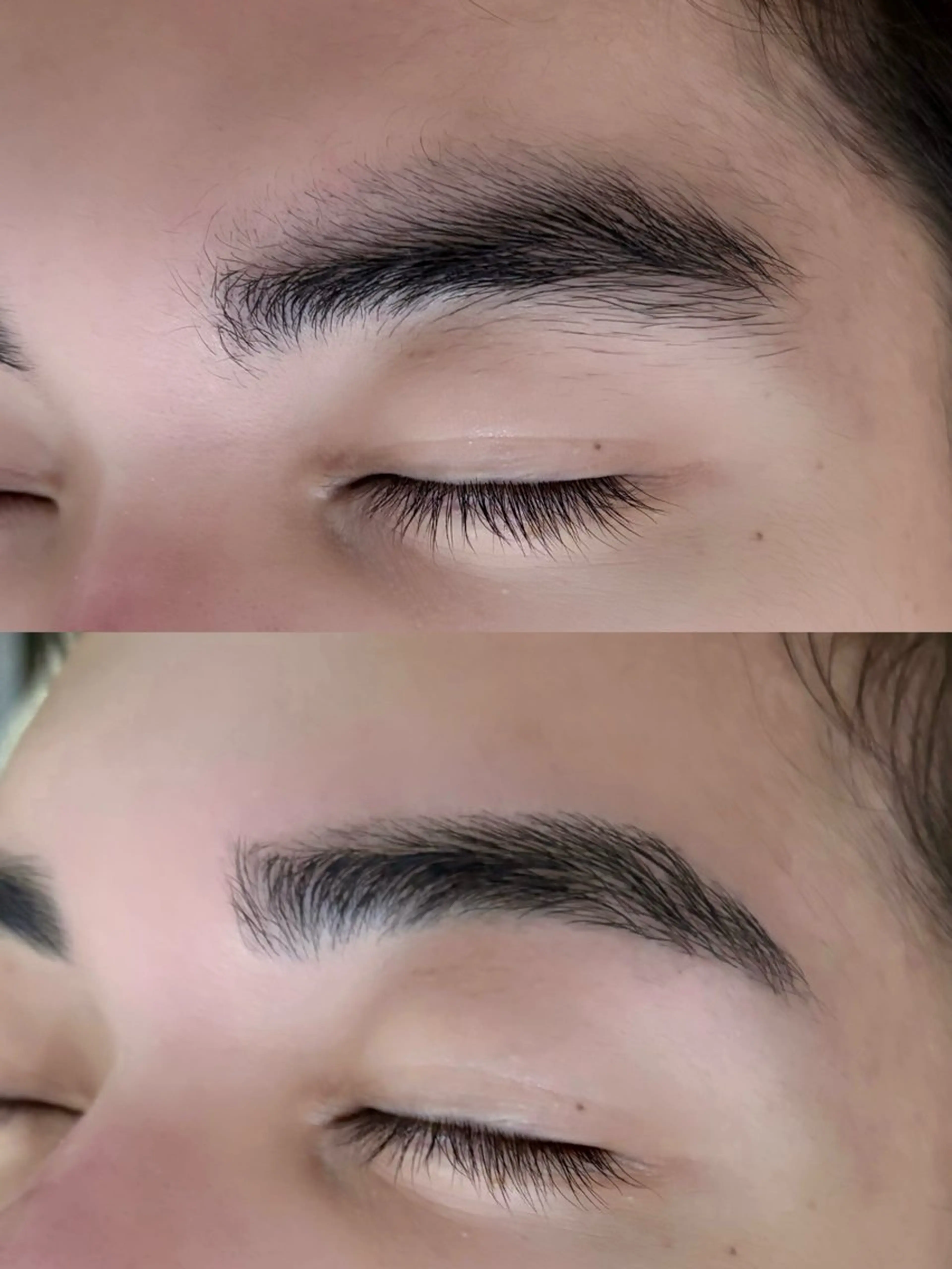 メンズ アイブロウ ワックス脱毛 眉カット LUNELLA☾ ໋ SANKAのマツエク・マツパデザイン