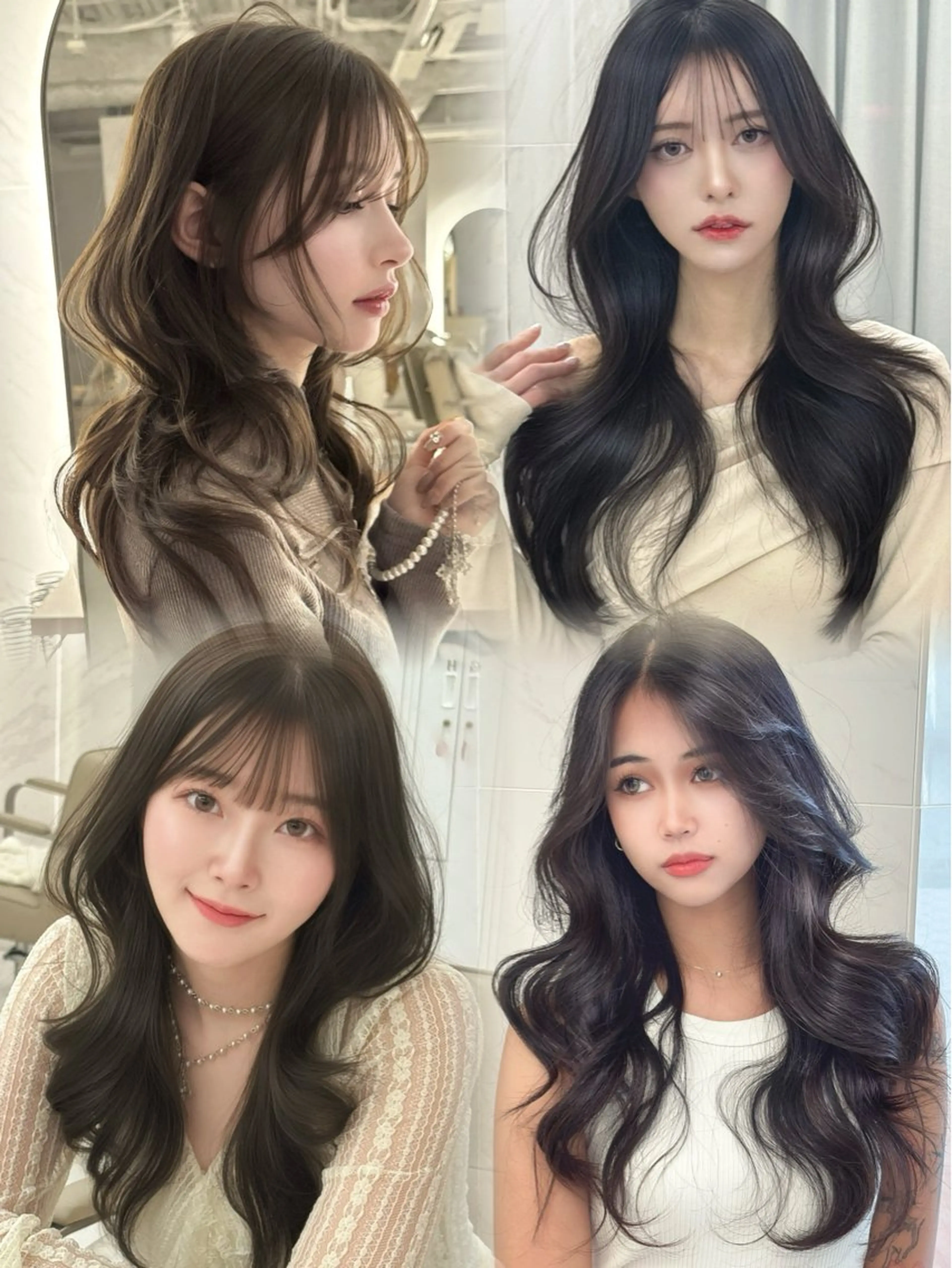 ロング kiti SAKAE所属・HARU/顔周り /ワンホンレイヤーのヘアスタイル