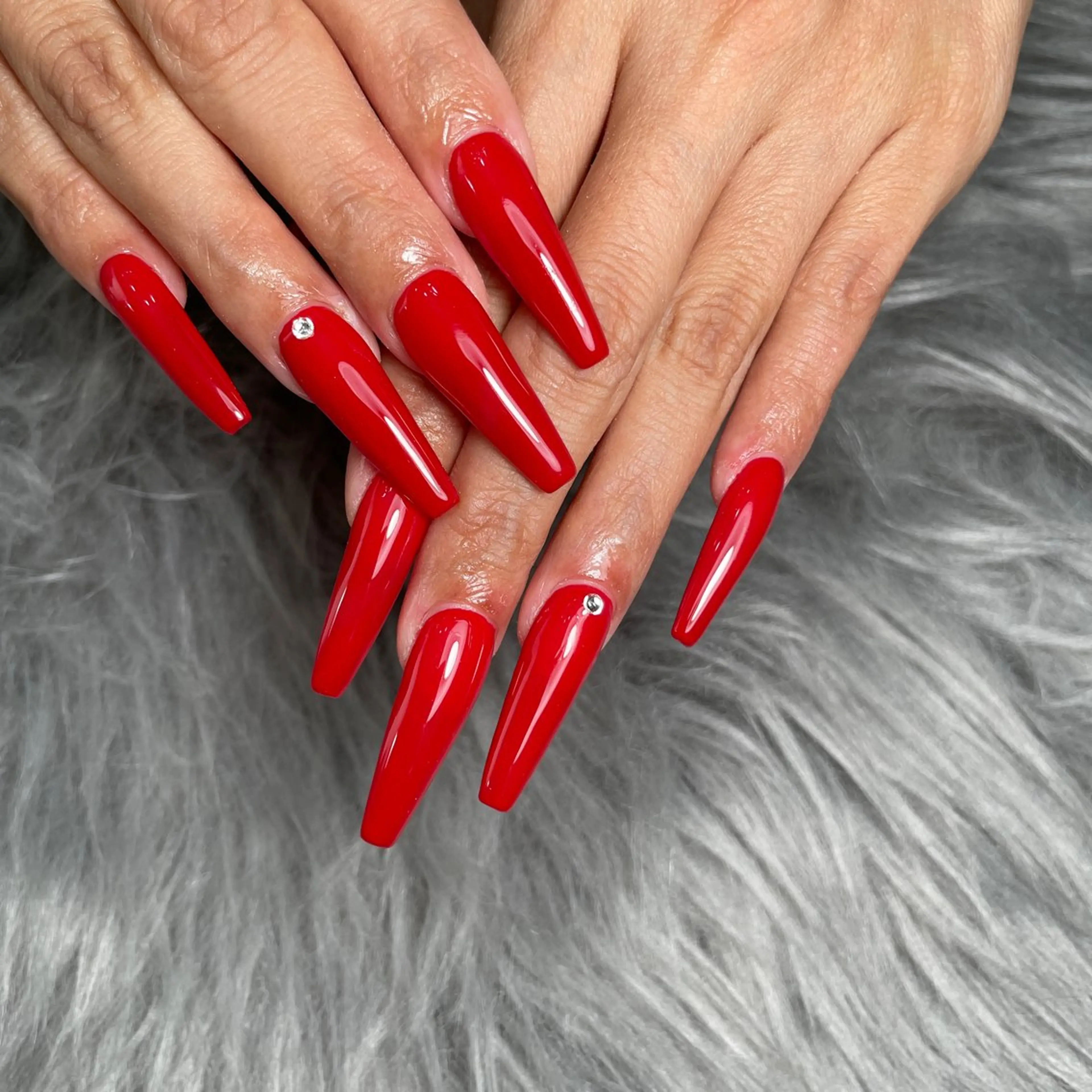 ネイル ワンカラーネイル スカルプネイル THE464 the464のネイルデザイン